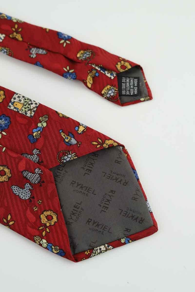 Navelli silk tie SONIA RYKIEL - Seconde Main Red