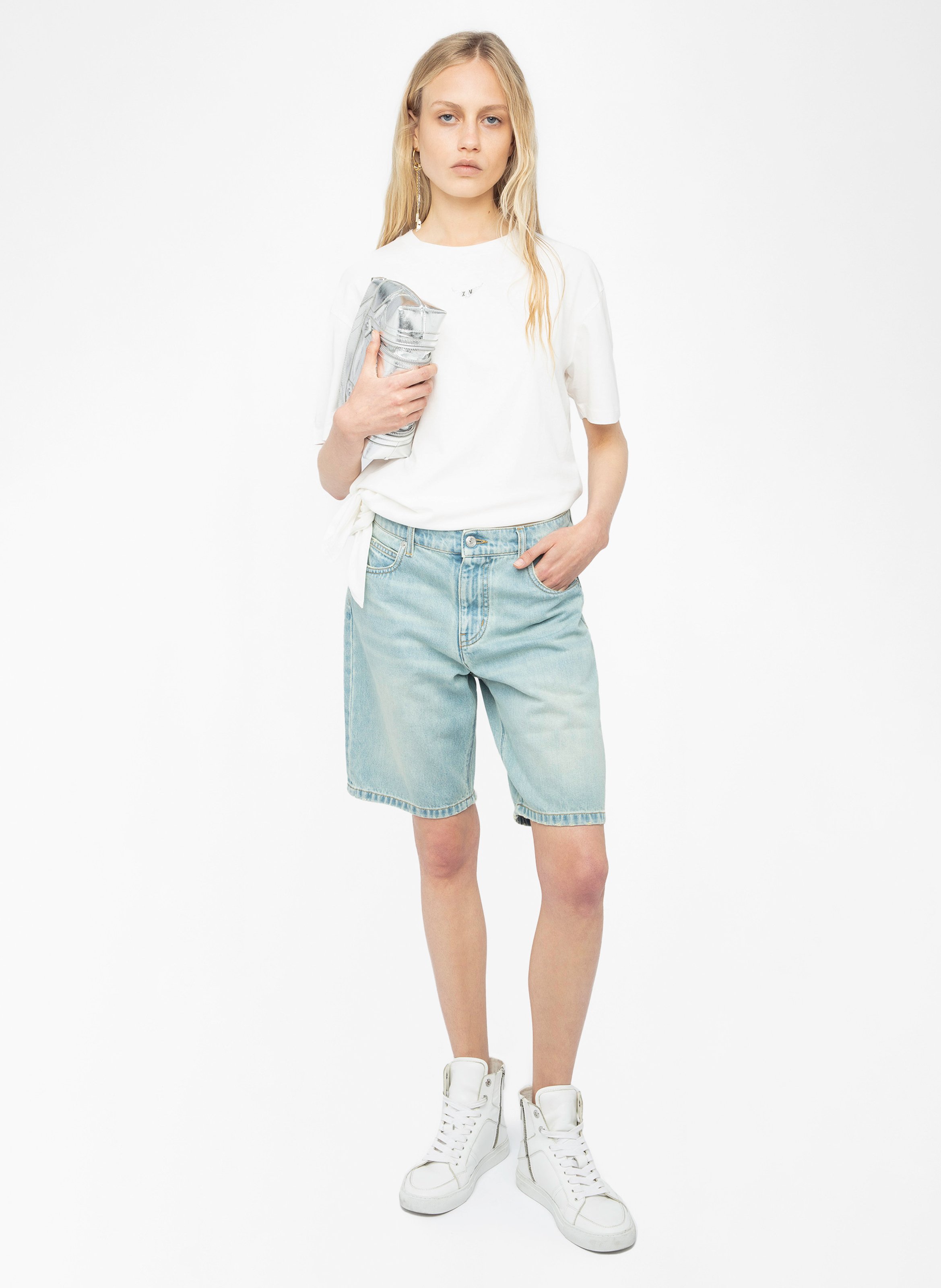 Camiliday round-neck sleeveless cotton top ZADIG&VOLTAIRE White