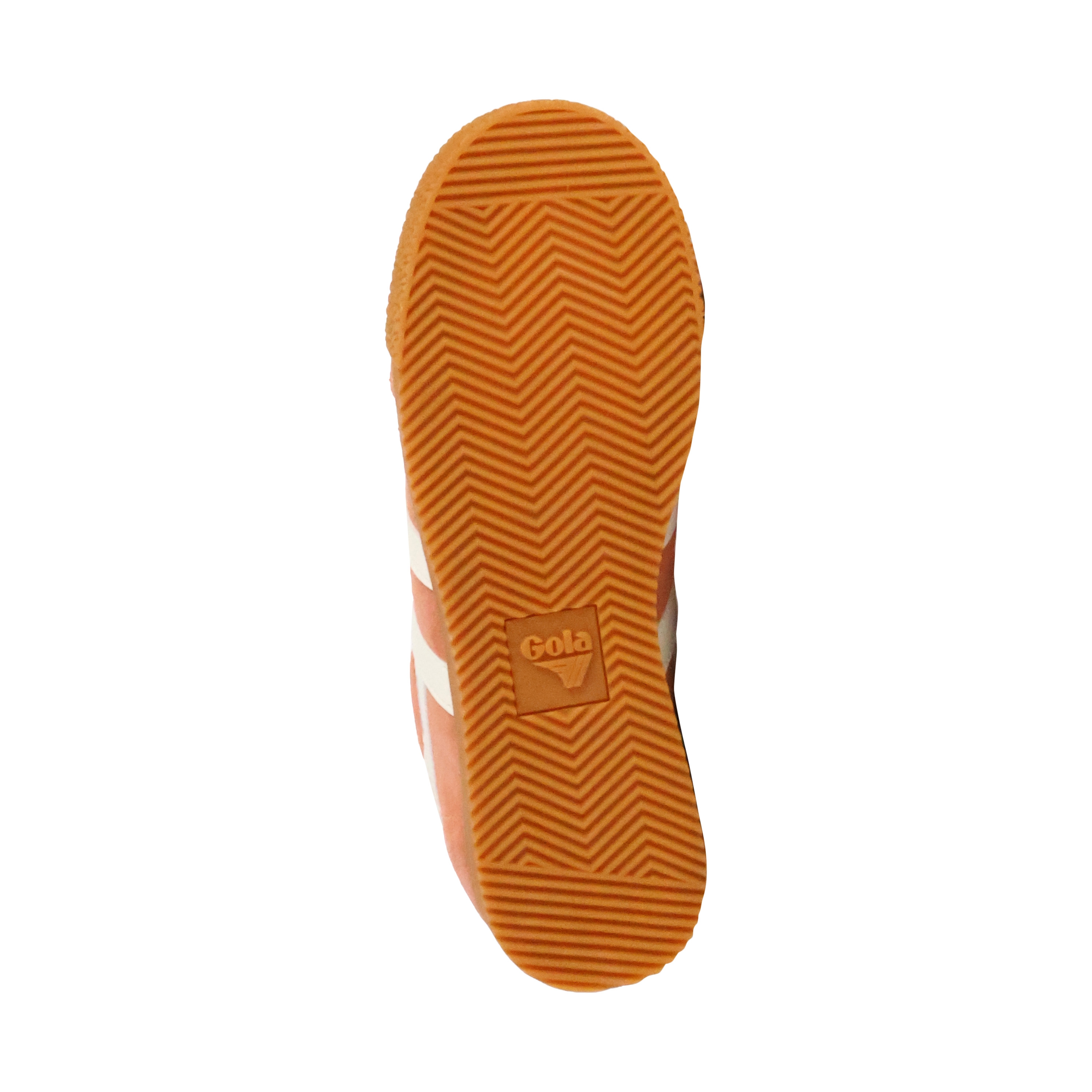 Low leather sneakers Elan GOLA Orange