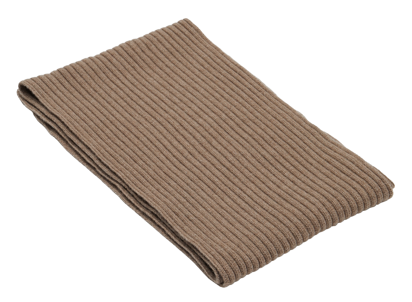 Foulard aus Wolle und Leinen BECKSONDERGAARD Braun