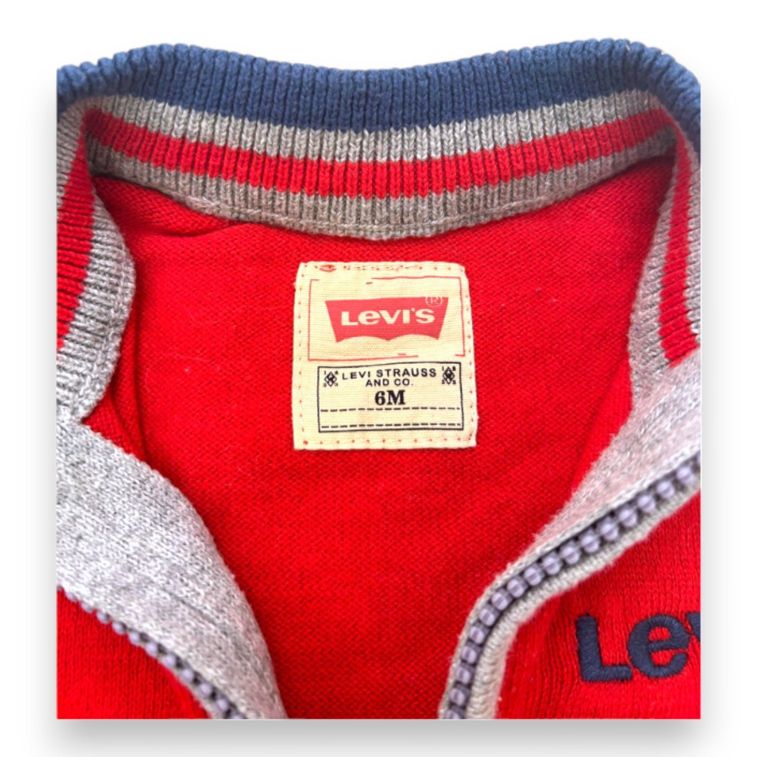 Blue baby cardigan - 6 months LEVI'S - Seconde main Blue