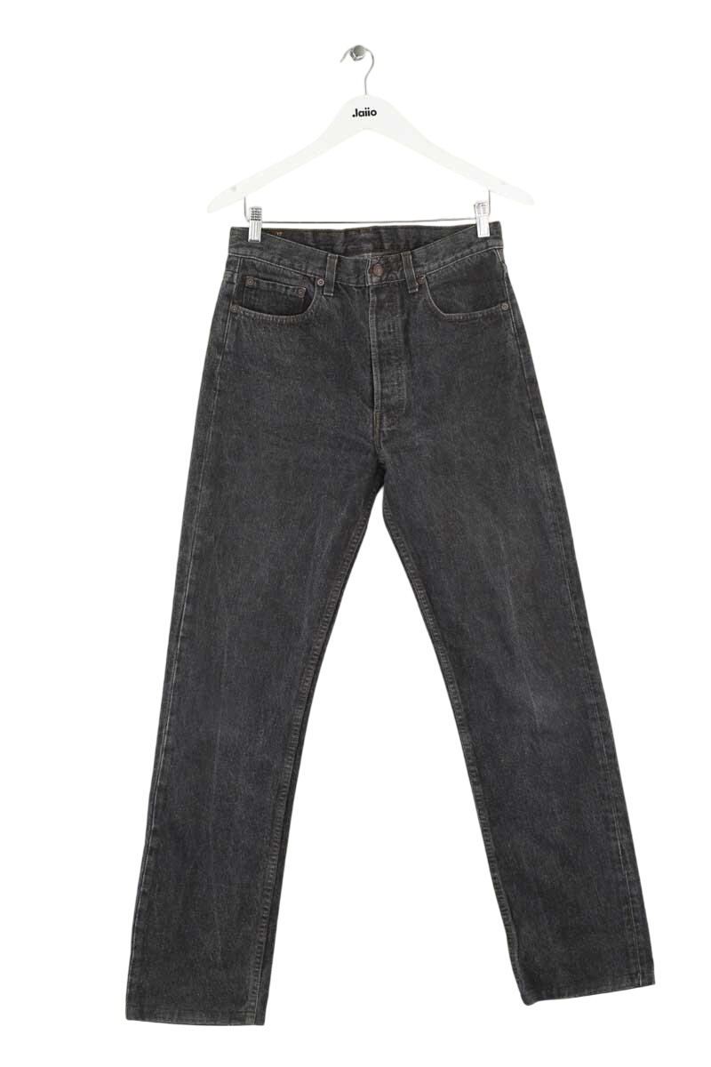 501? straight cotton jeans LEVI'S - Seconde main Black