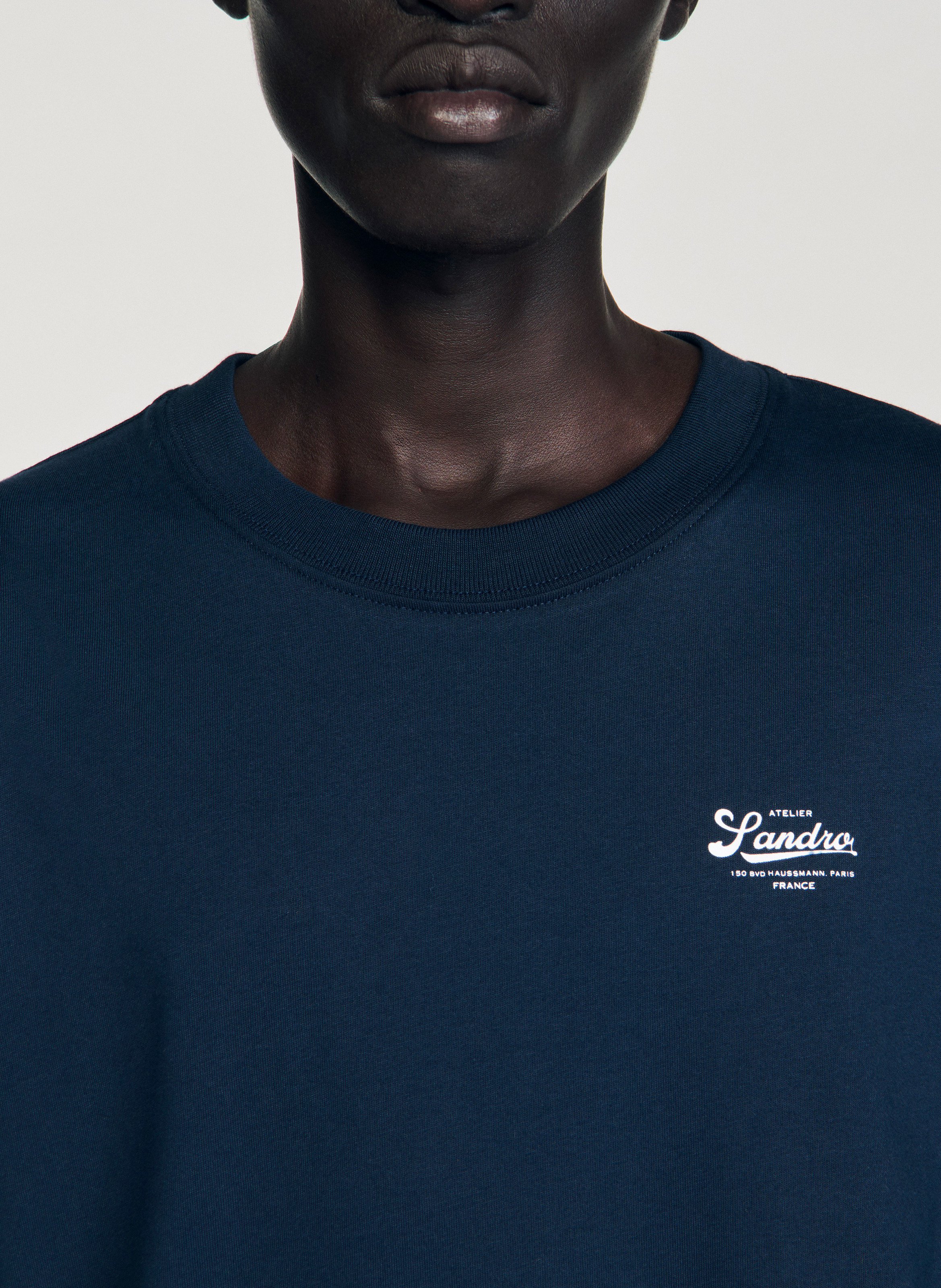 Camiliday round-neck sleeveless cotton top SANDRO Blue