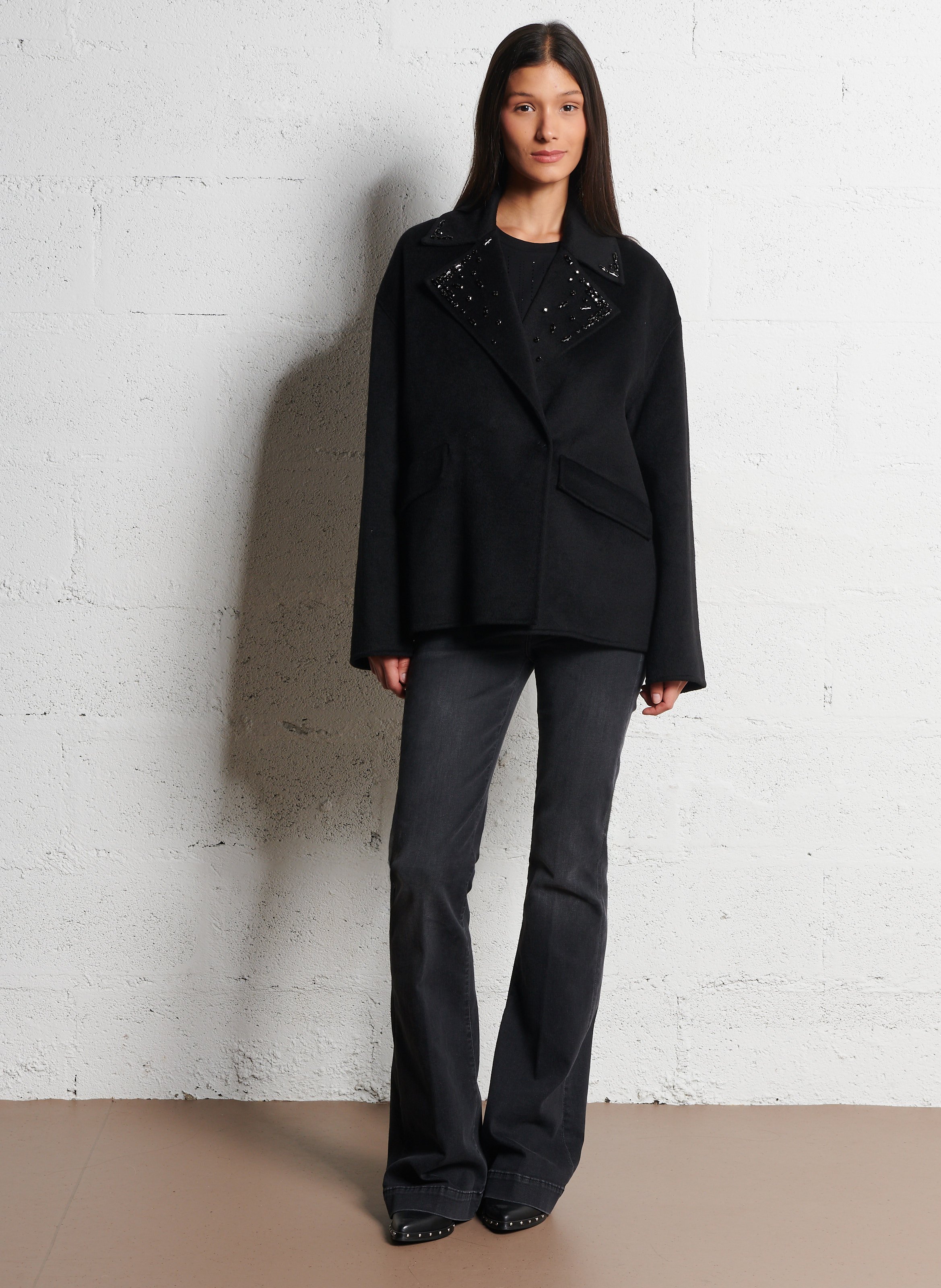 Charlotte - Flared Jeans aus Baumwolle LIU JO Schwarz