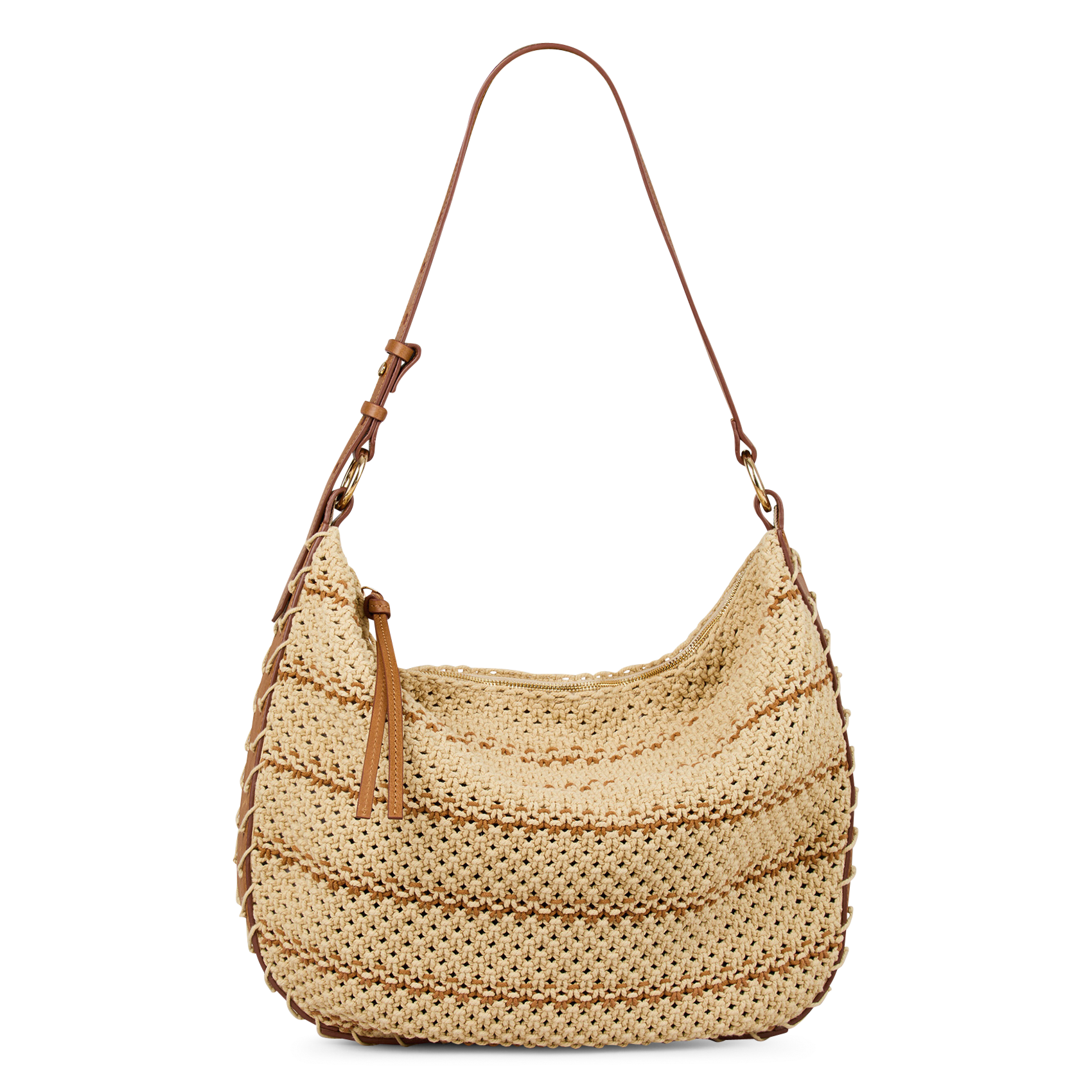 Sac porté épaule en coton mélangé  BA&SH Marron