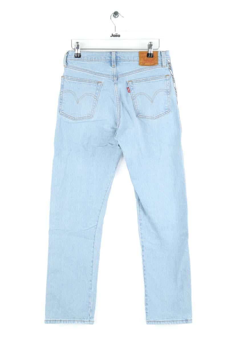 Cotton straight jeans LEVI'S - Seconde main Blue