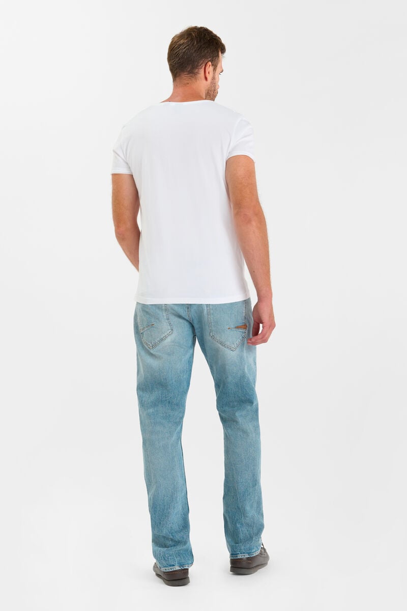 Loose, oversized jeans, length 34 LE TEMPS DES CERISES Blue