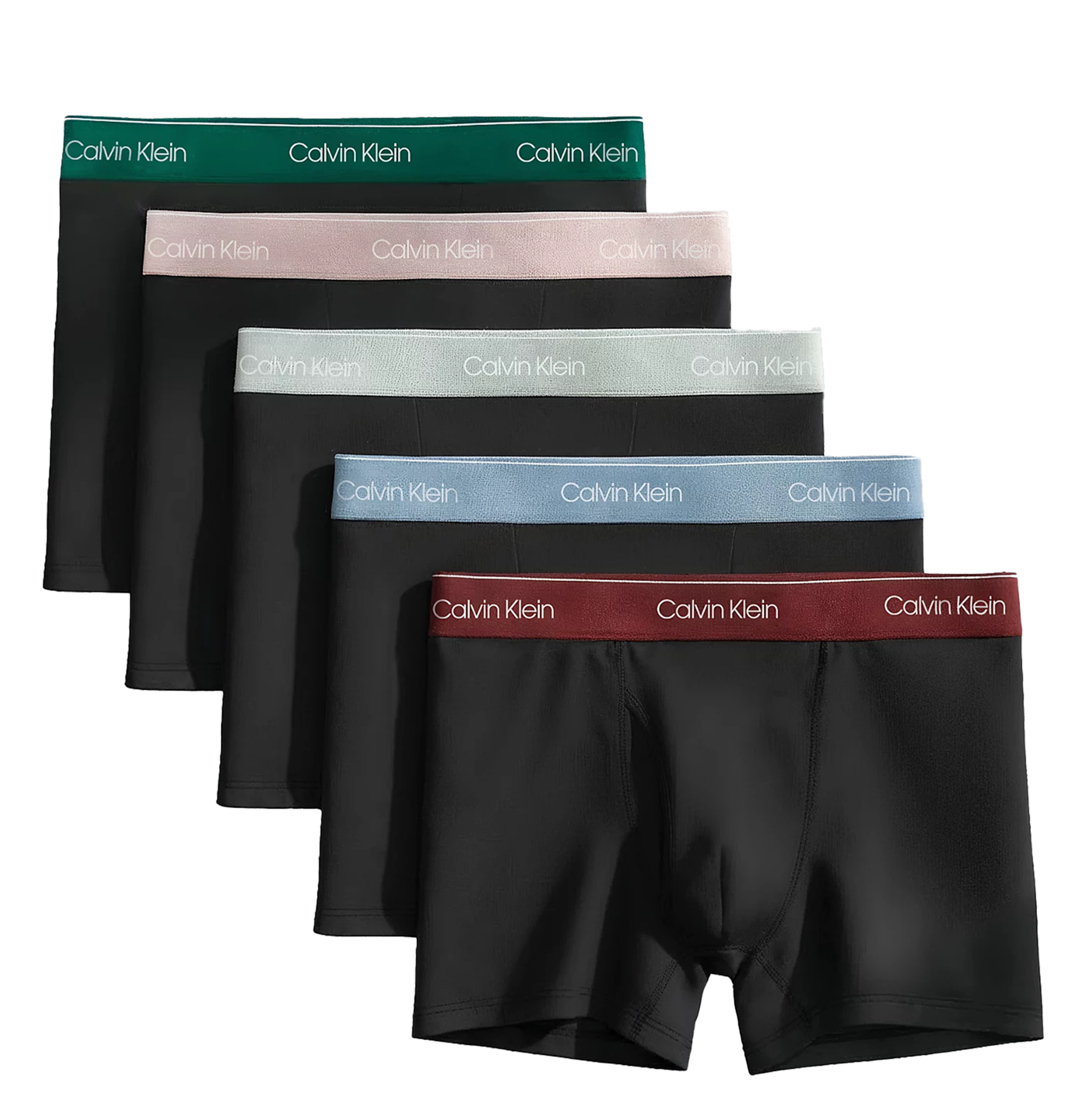 Lot de 5 boxers unis  CALVIN KLEIN UNDERWEAR Multicolore