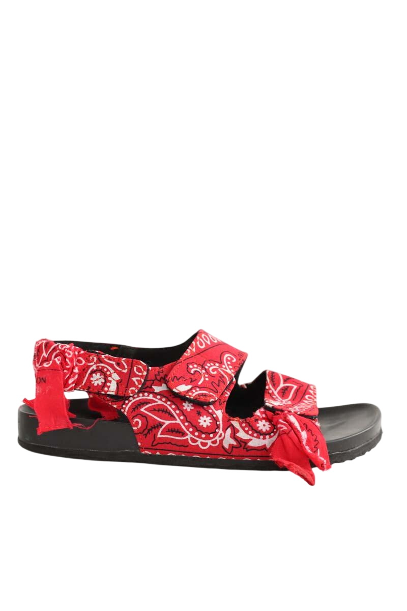 Faux leather sandals ARIZONA LOVE - Seconde Main Red