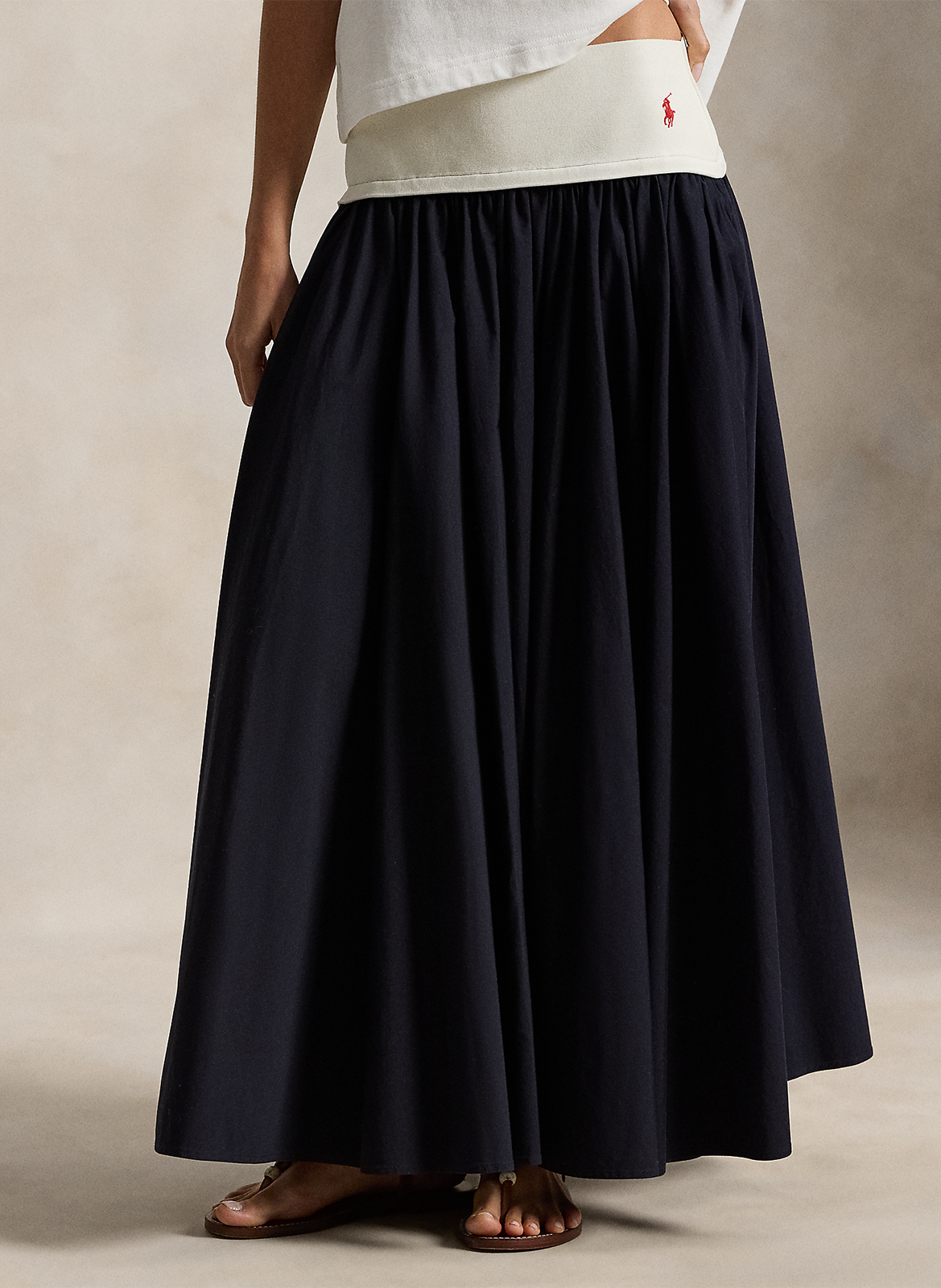 A-line long cotton skirt POLO RALPH LAUREN