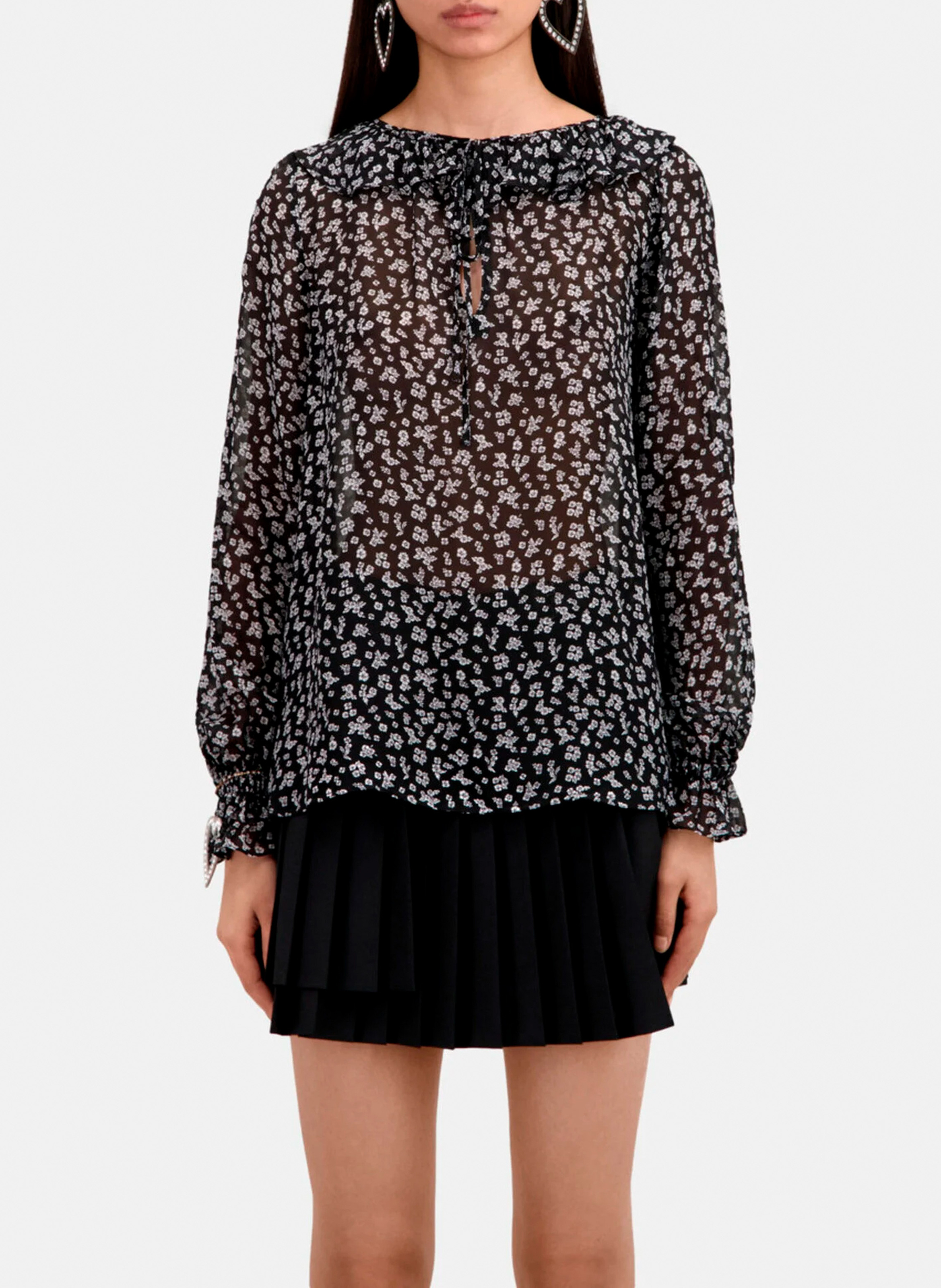 Henley-Bluse THE KOOPLES Schwarz