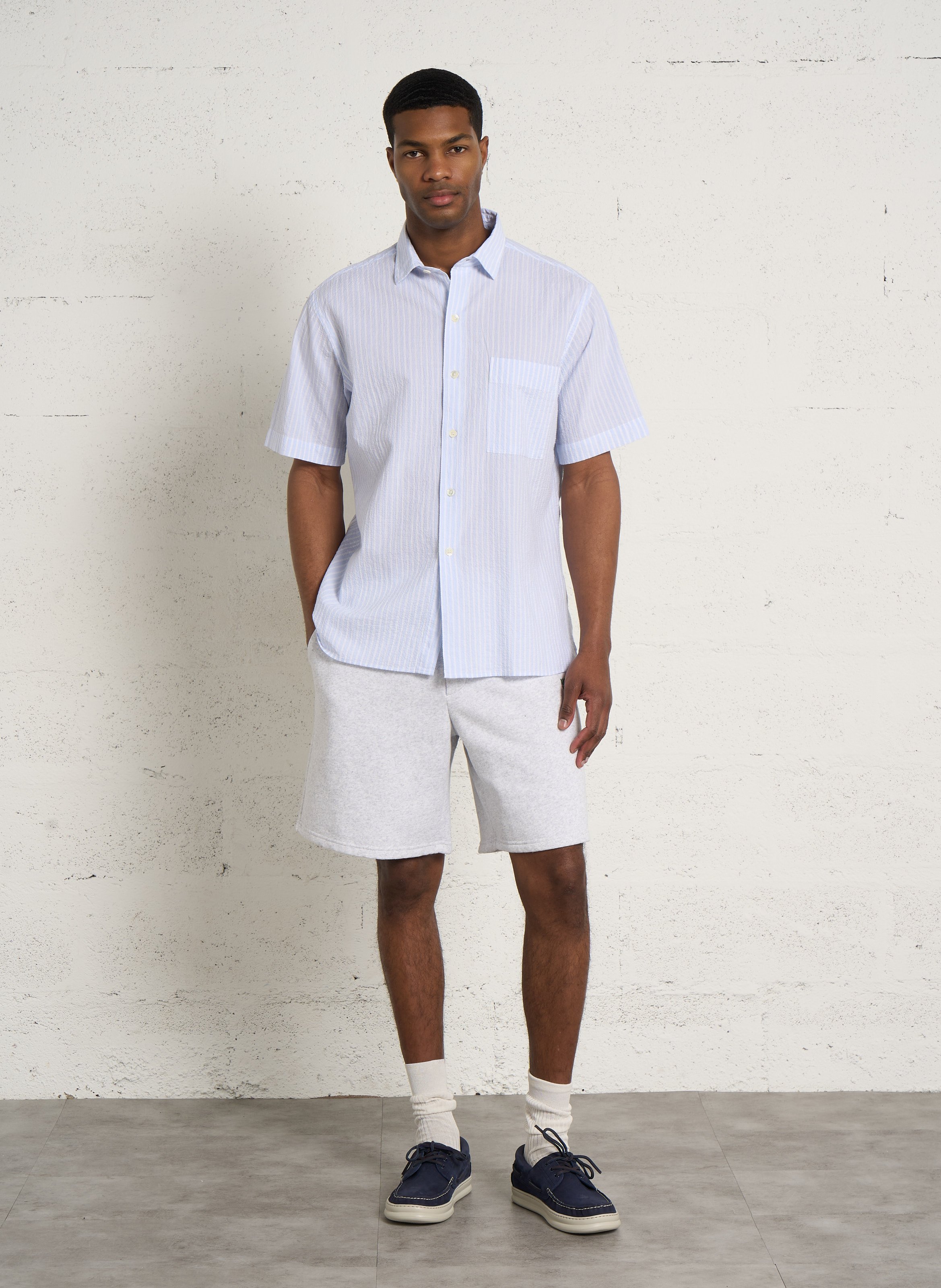 Straight sweatshorts AMERICAN VINTAGE Grey