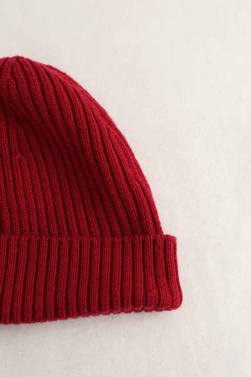 Bonnet LACOSTE - SECONDE MAIN Red