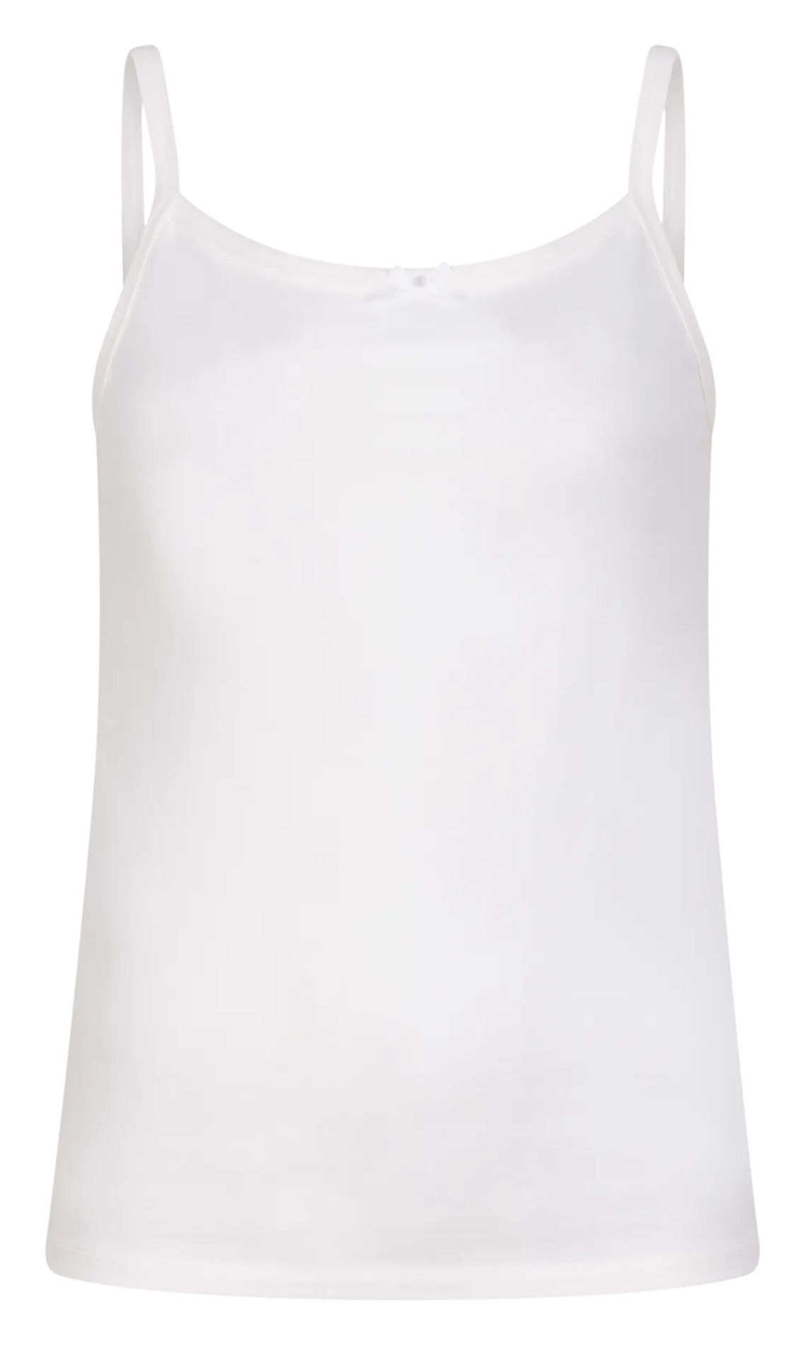 Débardeur uni en coton mélangé LOVE STORIES Blanc