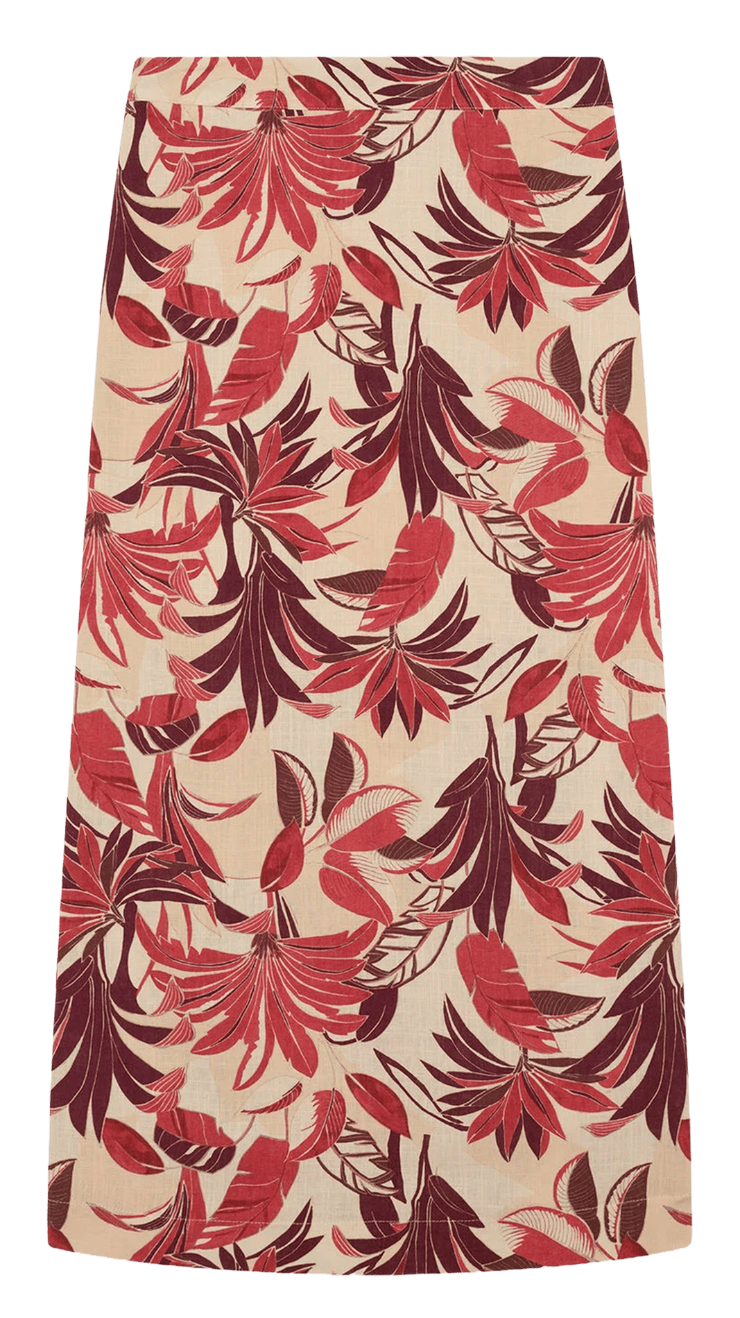 Jupe longue évasée CAROLL Beige