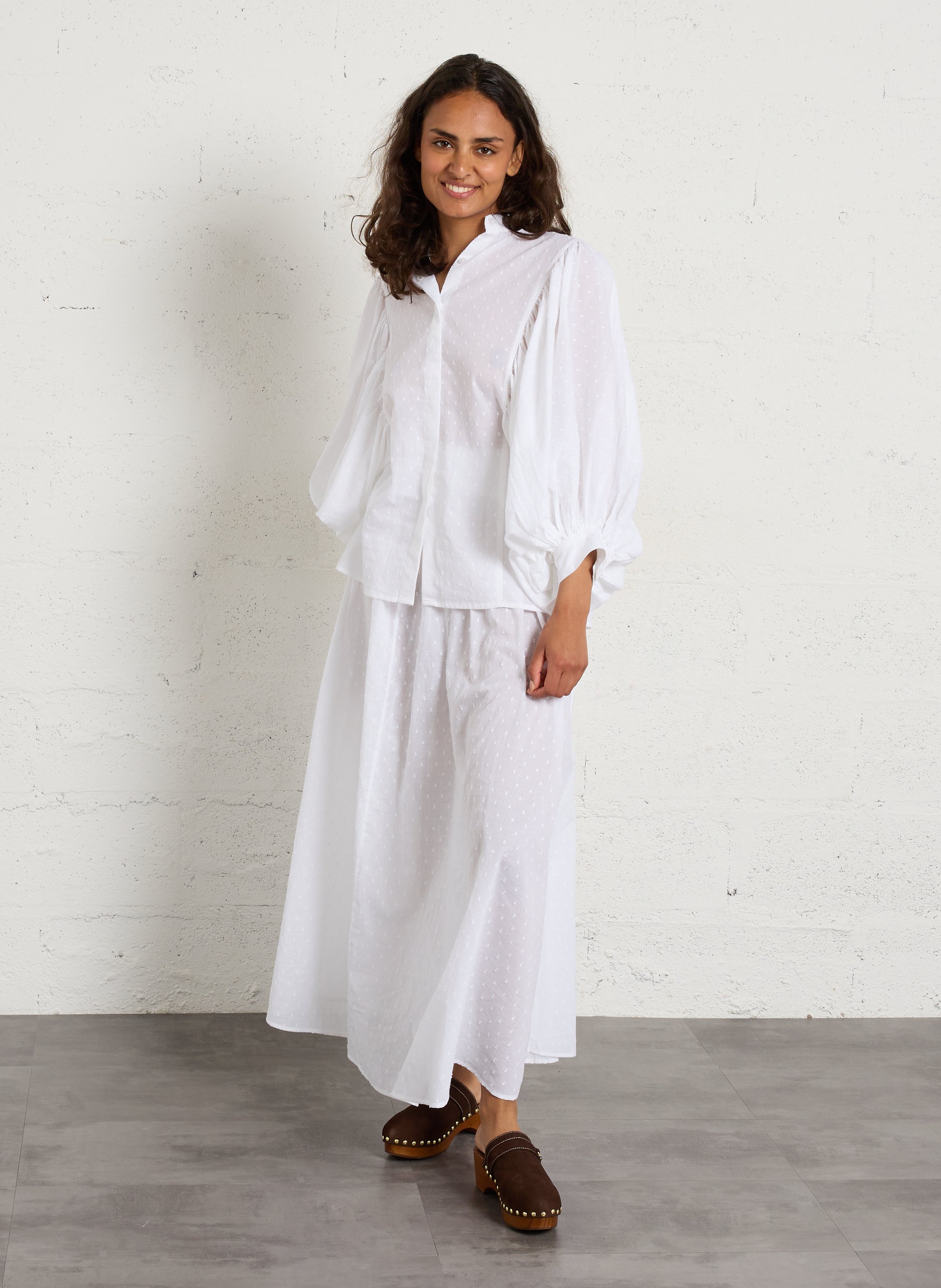 Leather clogs PETITE MENDIGOTE Brown