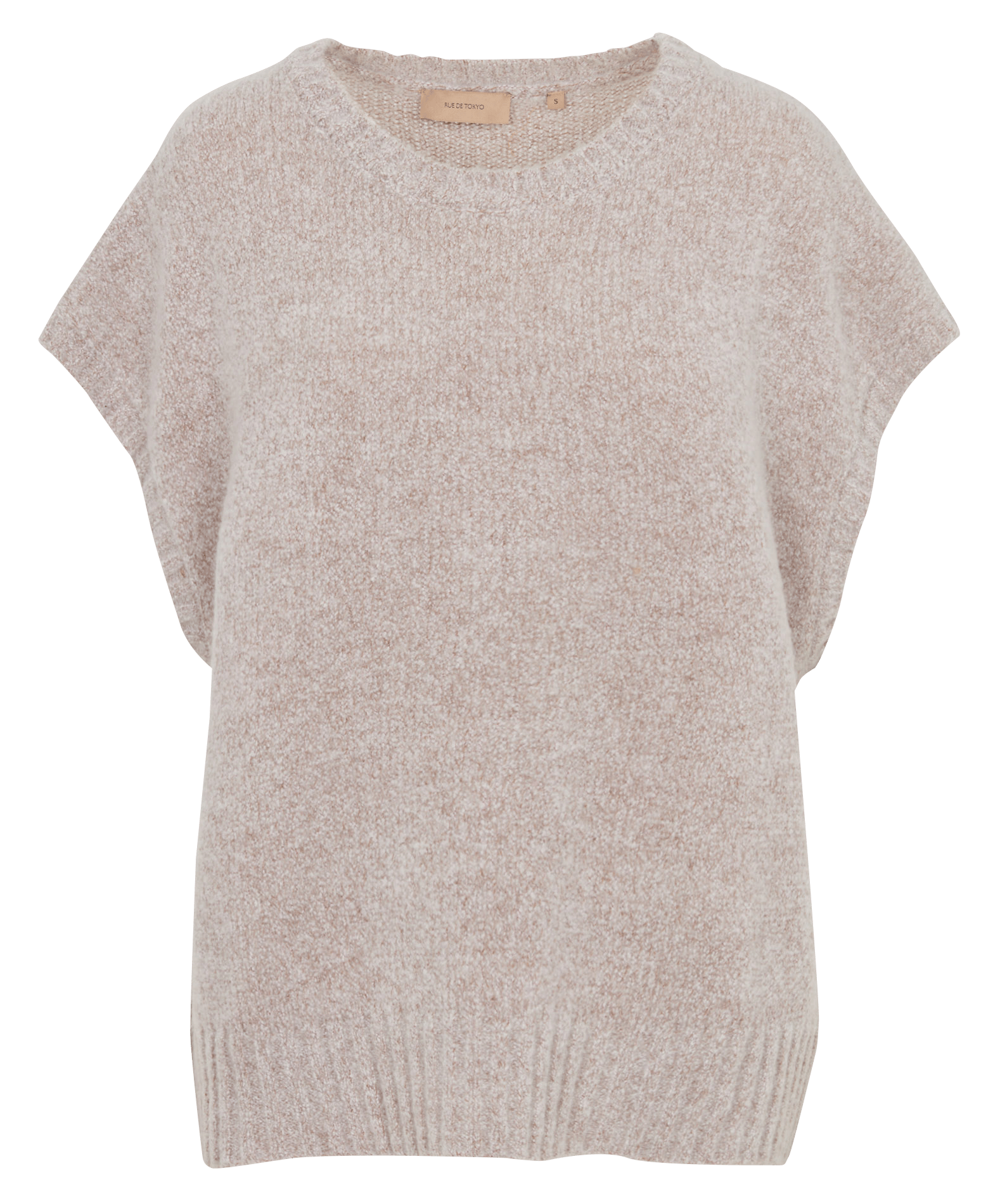 Loose-fit wool-blend sweater RUE DE TOKYO Beige