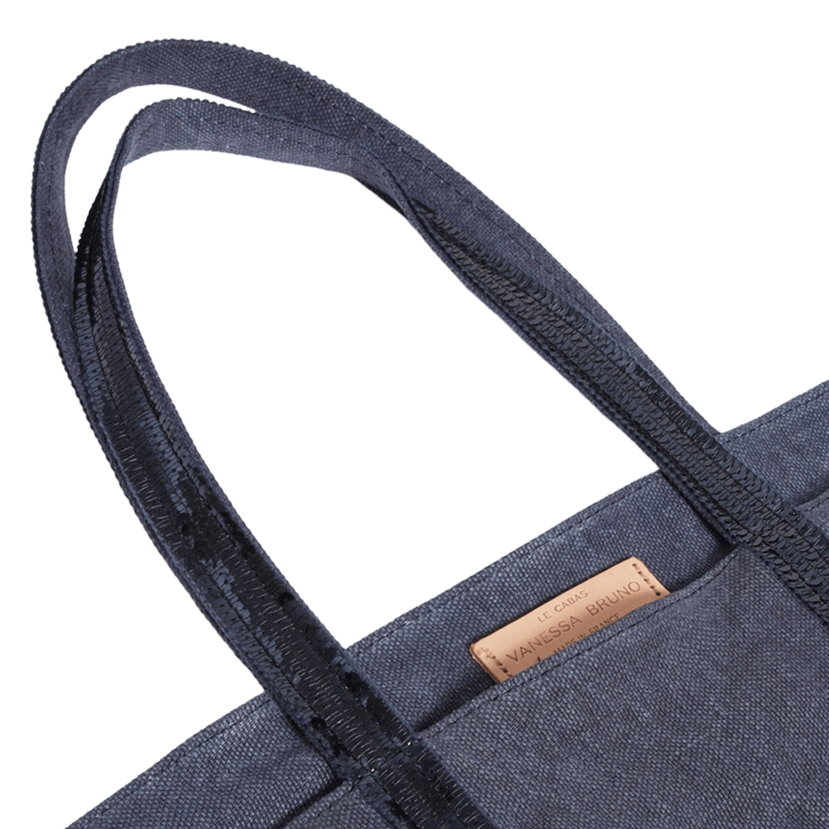 Shopper aus Leinen VANESSA BRUNO Blau
