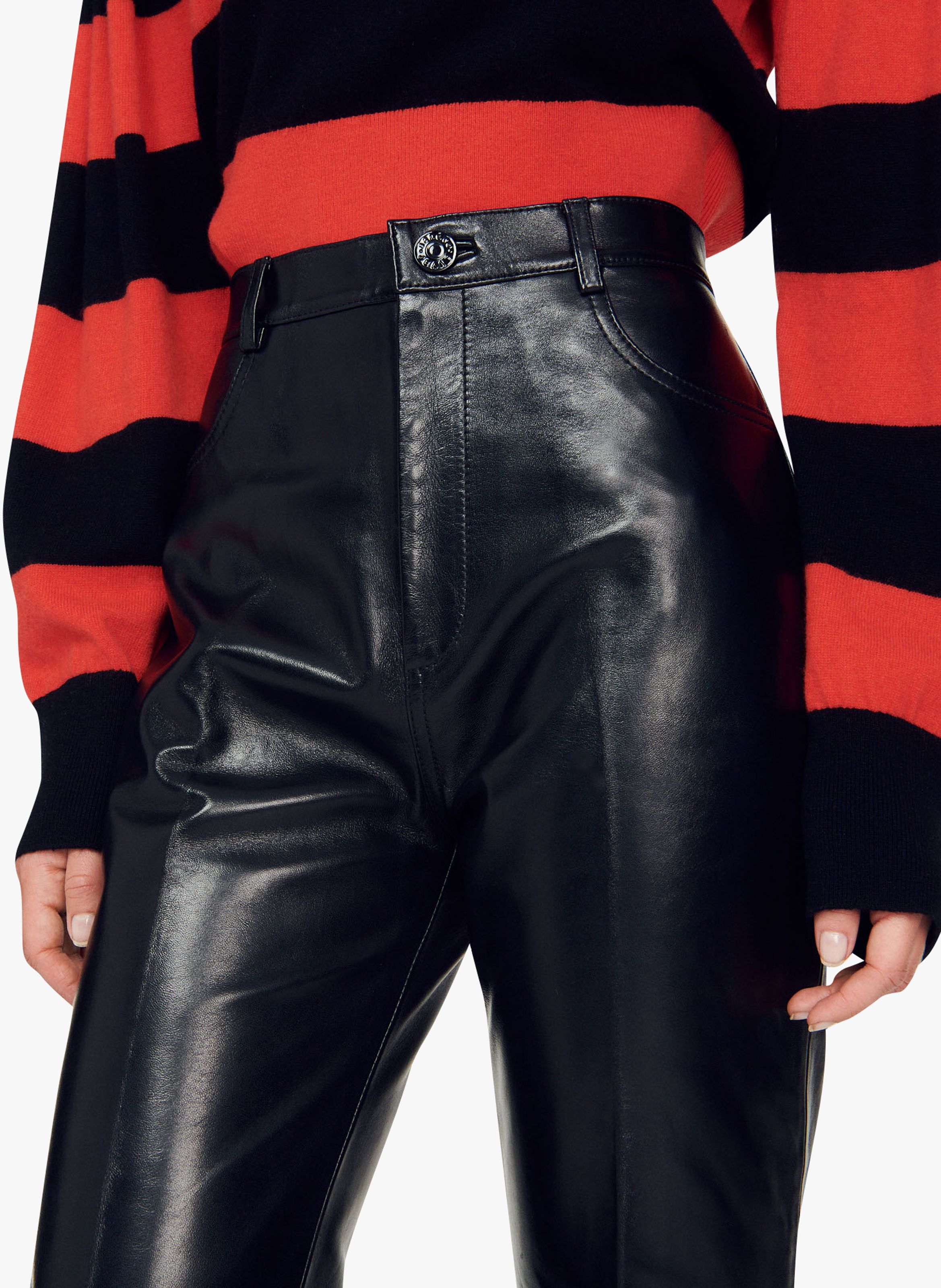 Sandro deals leather pants