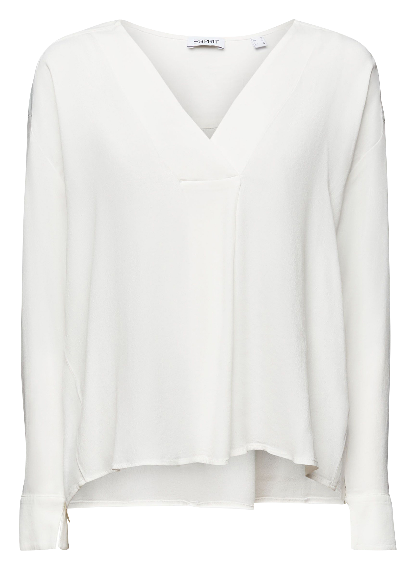 Top col V  ESPRIT Blanc