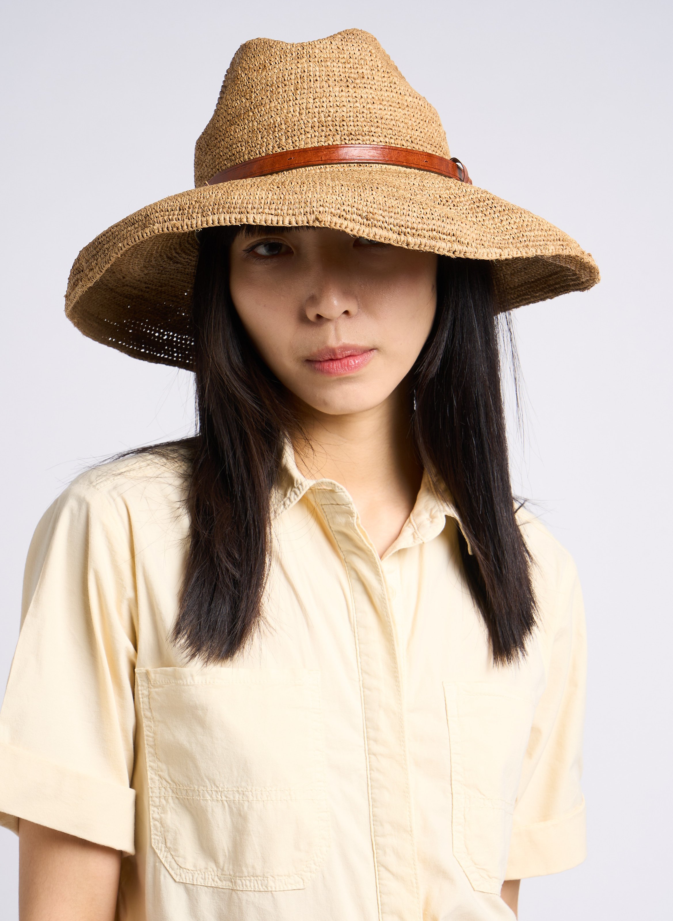 Chapeau en raphia IBELIV Beige