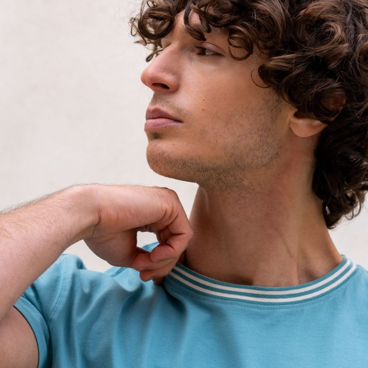 Organic cotton vintage T-shirt BILLYBELT Green