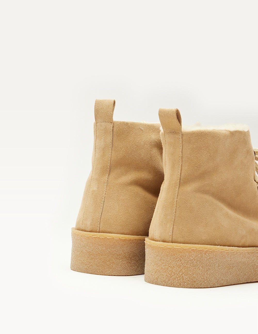 Suede fur-lined boots ODAJE EX. M.MOUSTACHE Brown