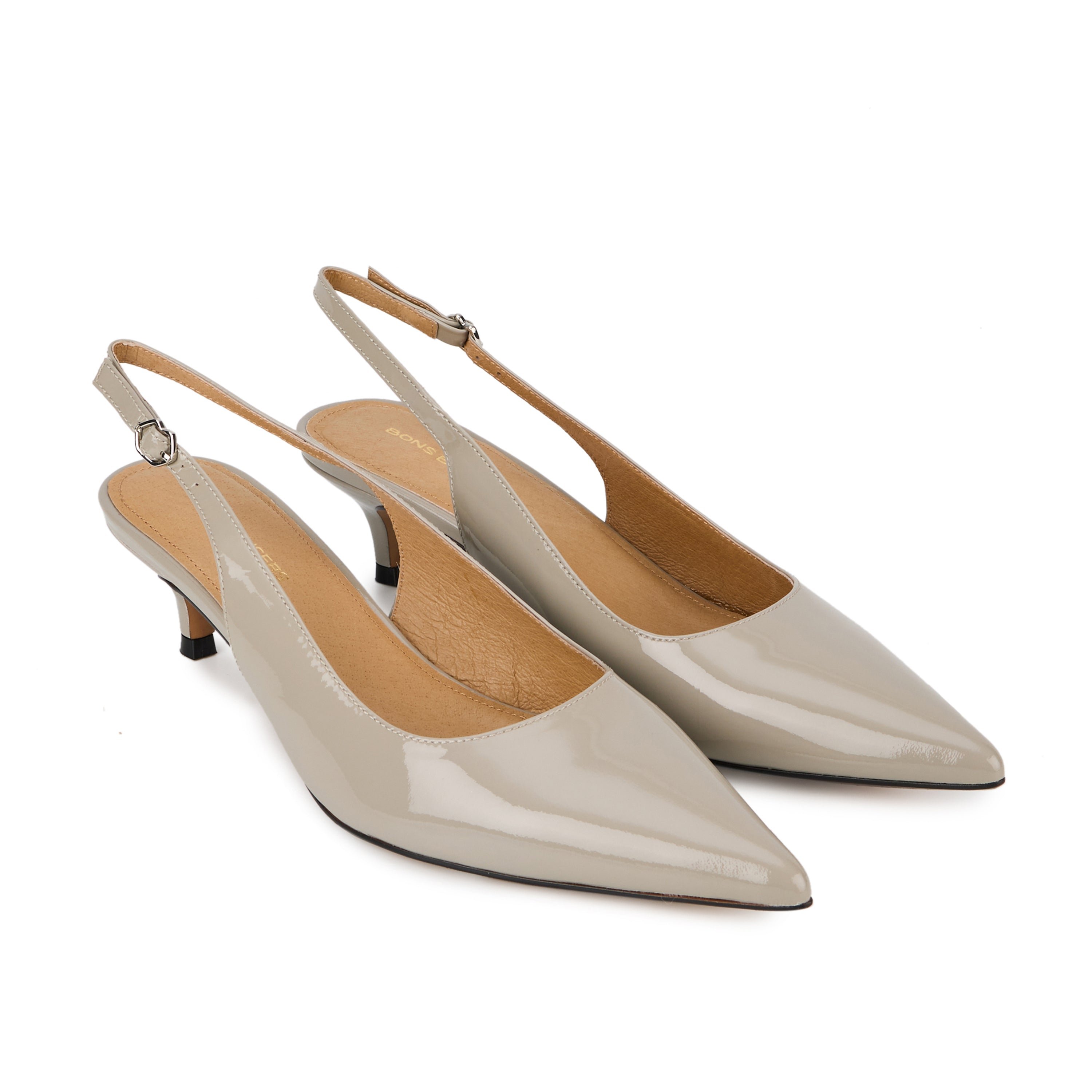 Beyou suede high heels  BONS BAISERS PARIS Grey