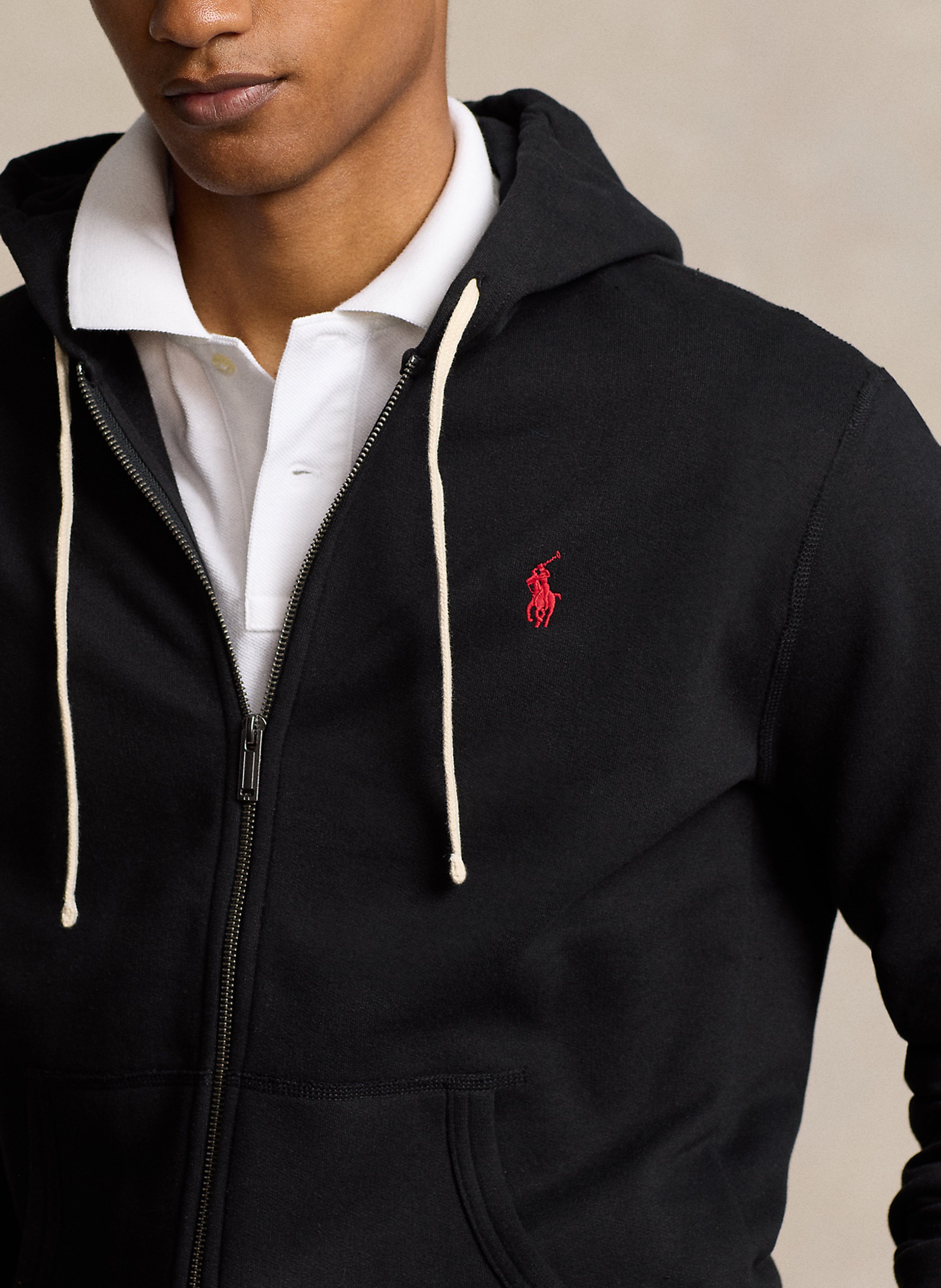 Cotton-blend hoodie POLO RALPH LAUREN Black