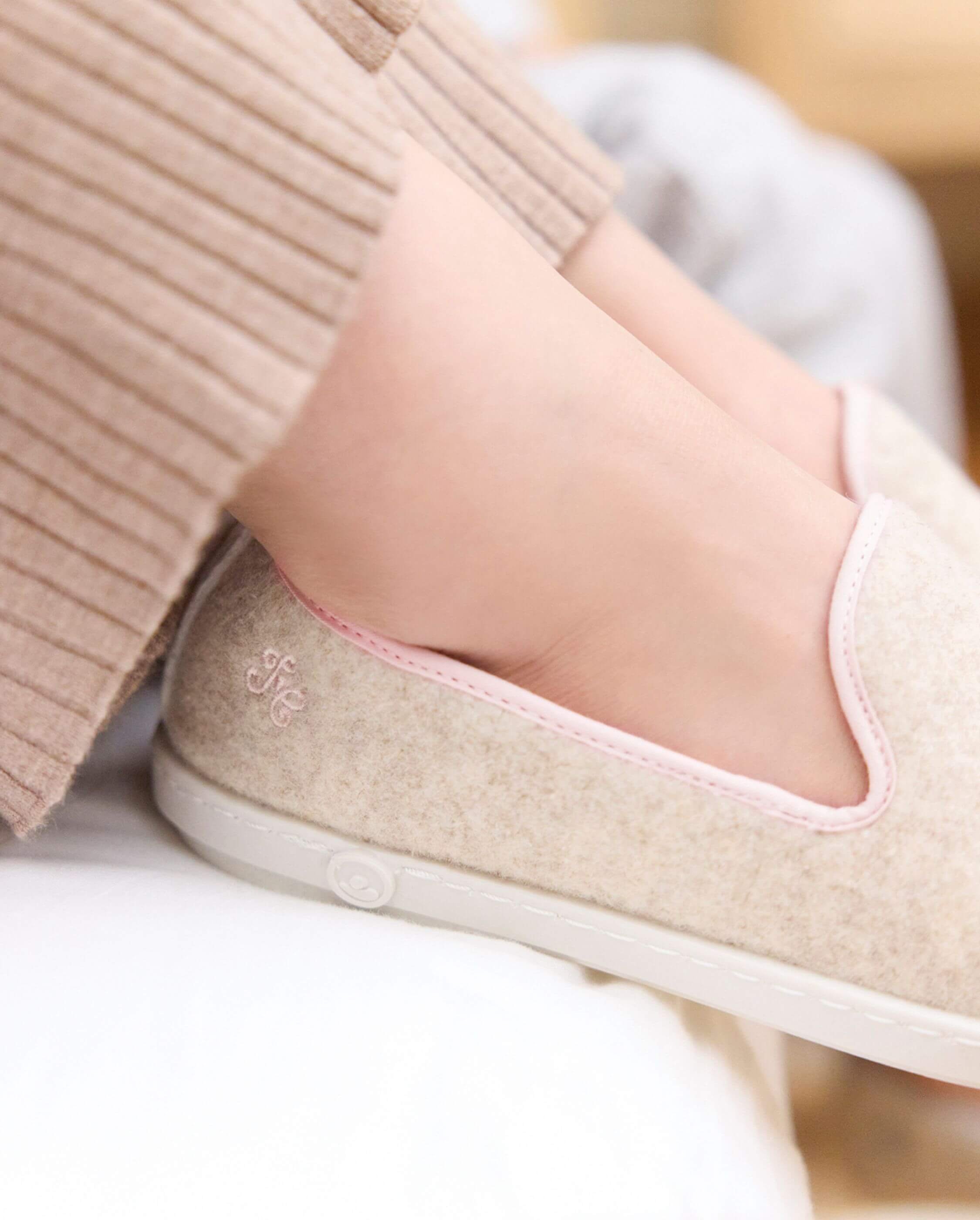 Women's slipper collab' x tartine et chocolat ANGARDE Beige