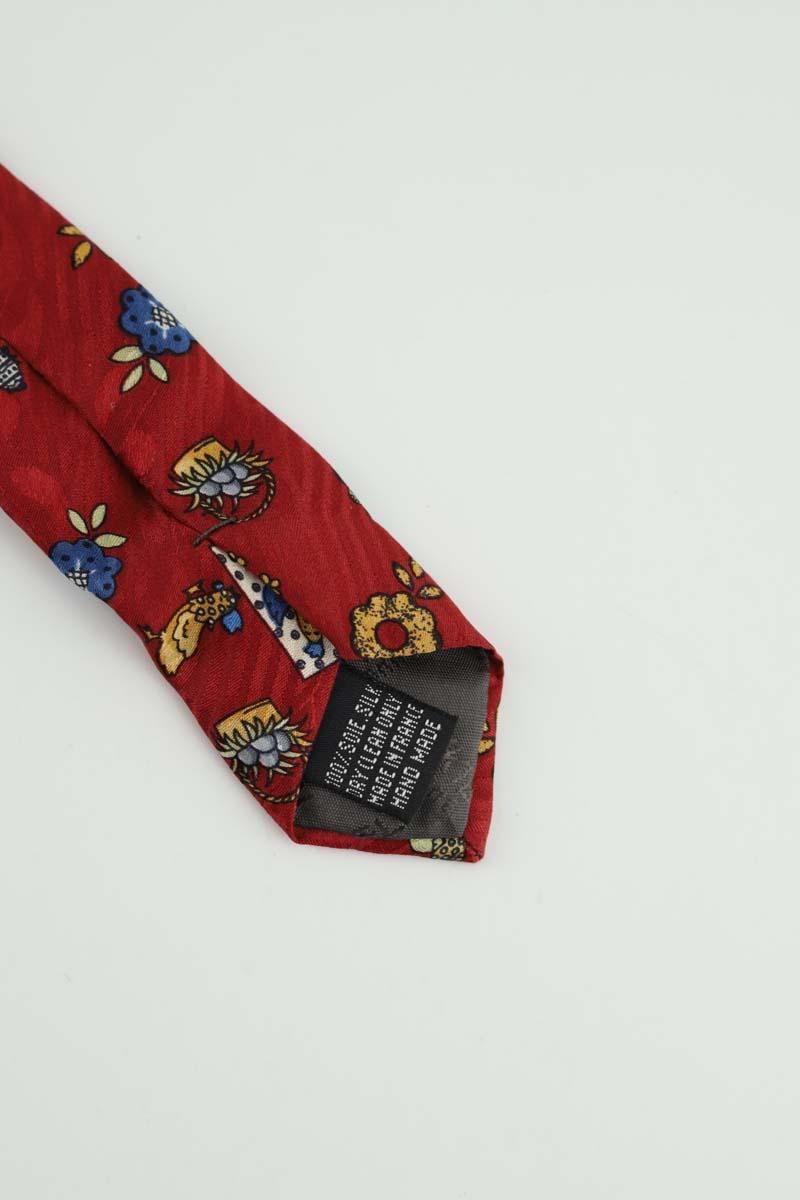 Navelli silk tie SONIA RYKIEL - Seconde Main Red