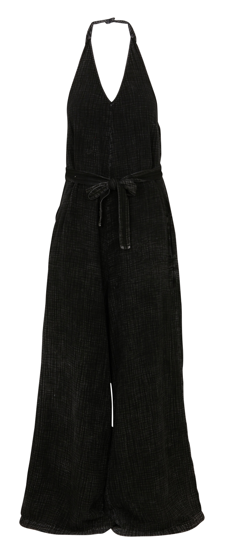 Combinaison droite en coton IKKS Gris