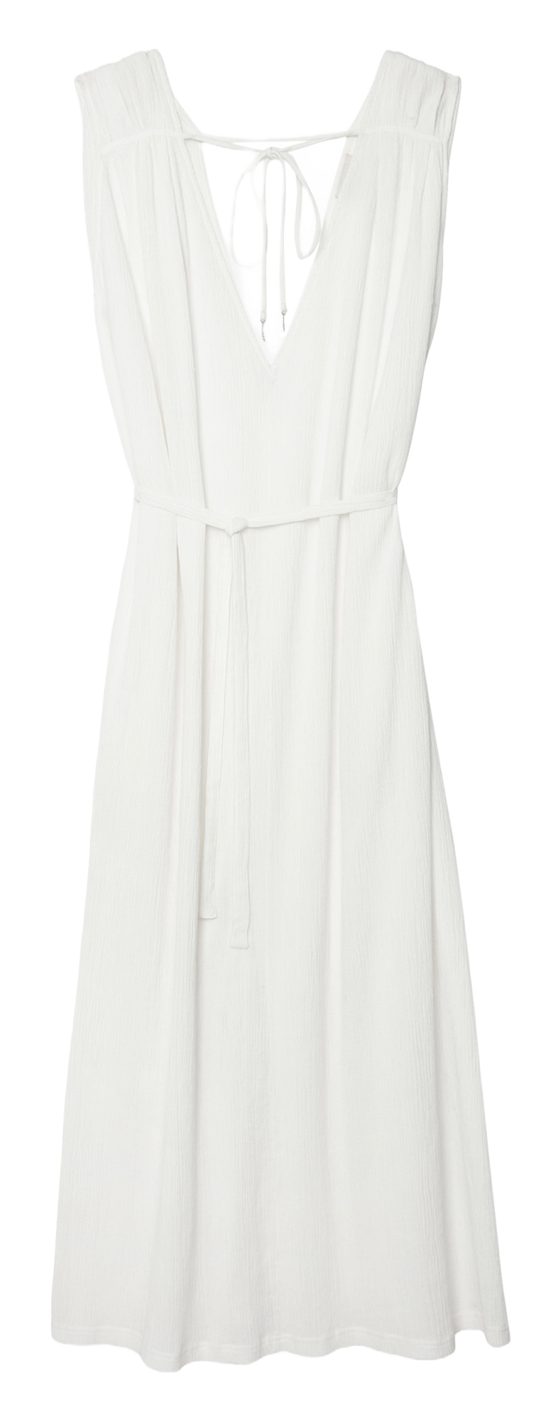 Robe longue col v ZADIG&VOLTAIRE Blanc