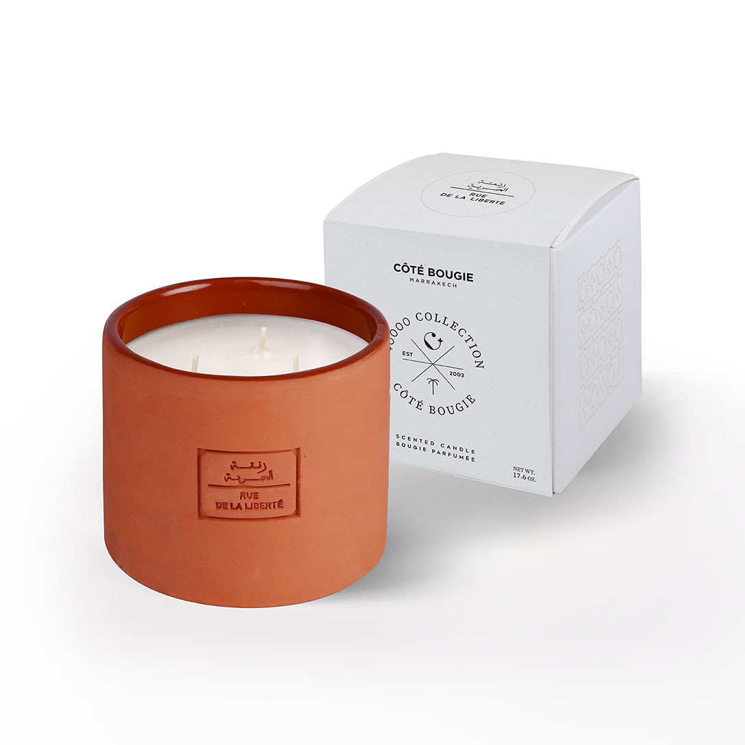 Bougie rue de la liberté COTE BOUGIE Brown