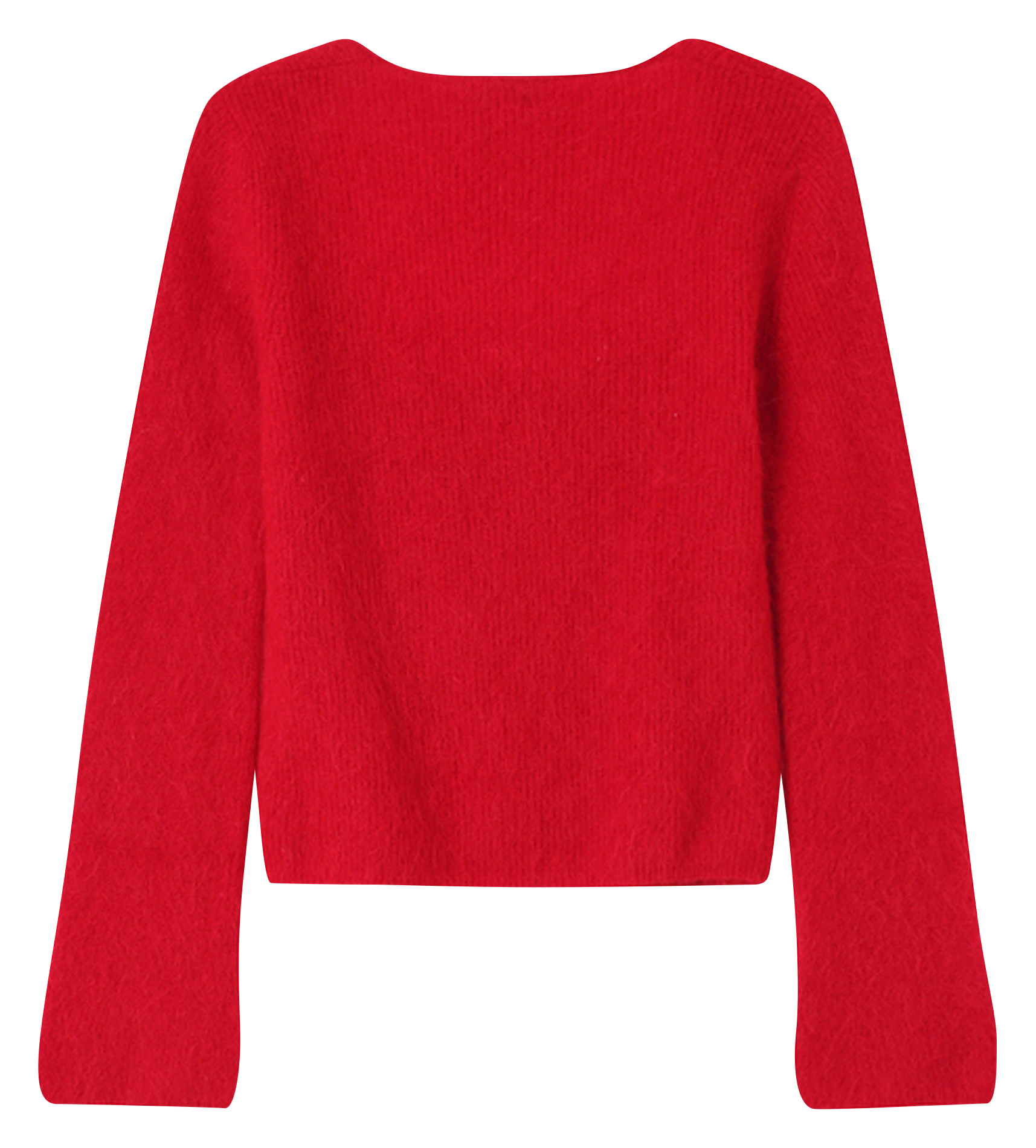 Pull col rond GRACE ET MILA Rouge