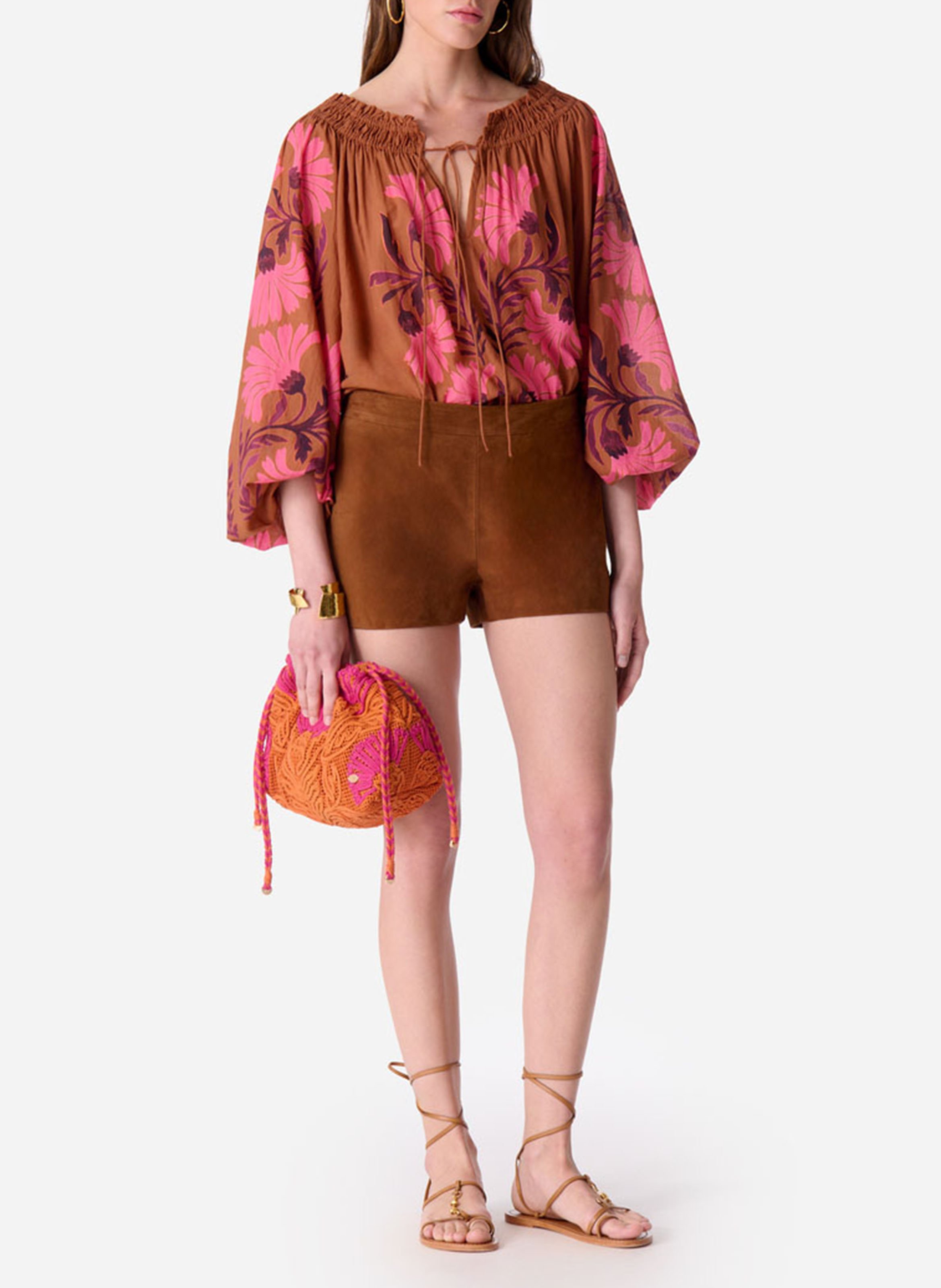 Short droit VANESSA BRUNO Marron