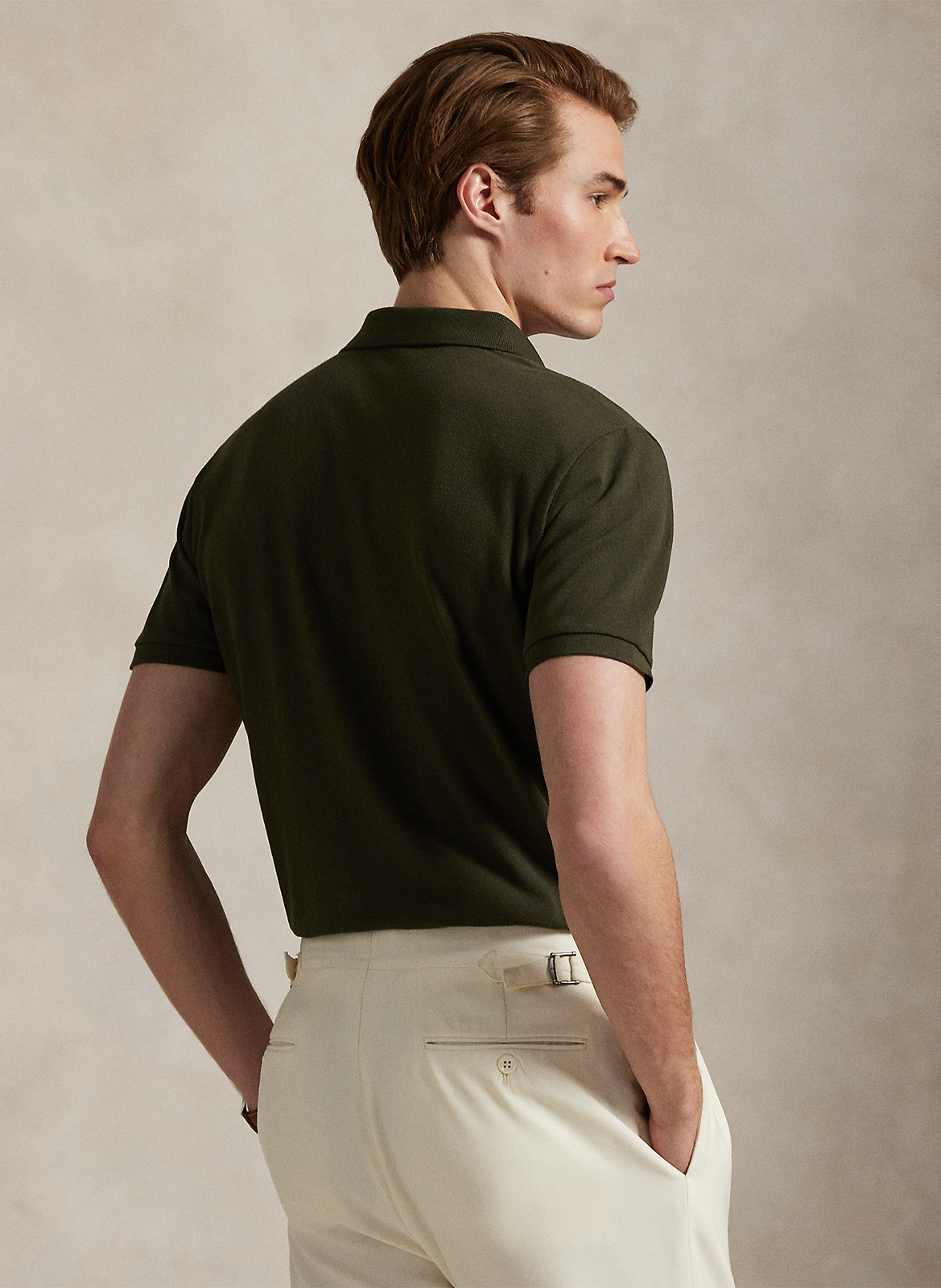 Slim-fit polo van piquékatoen POLO RALPH LAUREN Groen