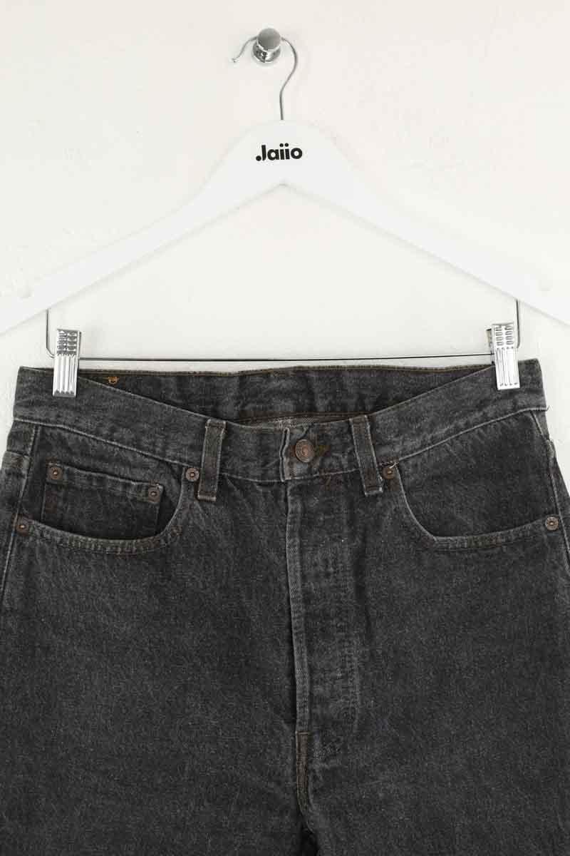 501? straight cotton jeans LEVI'S - Seconde main Black