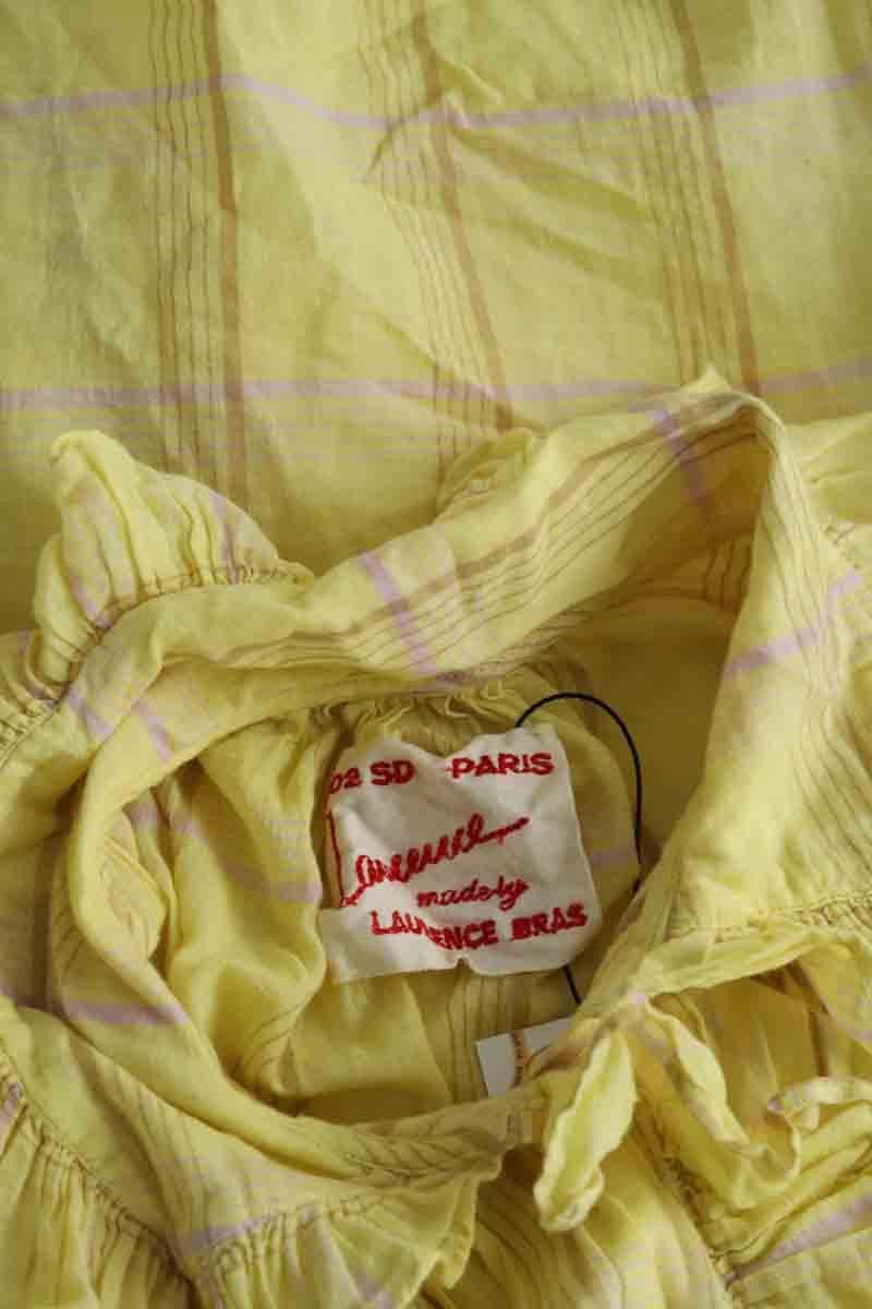 Cotton blouse Yellow