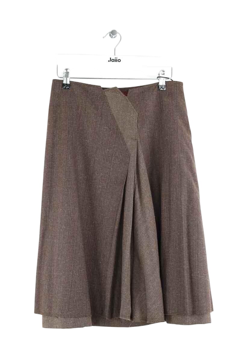 Wool skirt KENZO - SECONDE MAIN Brown