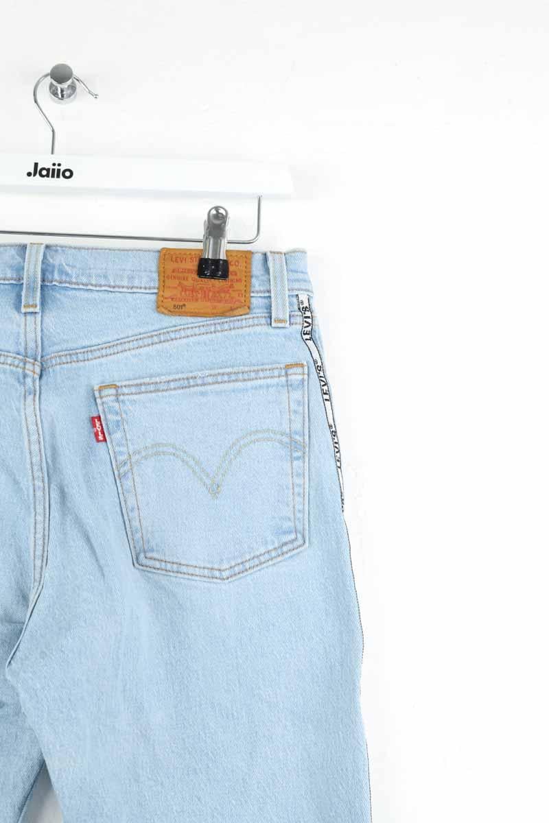 Cotton straight jeans LEVI'S - Seconde main Blue