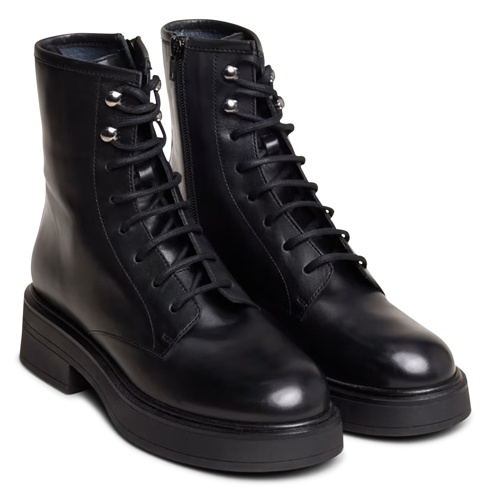 Bianca leather ankle boots JONAK Black