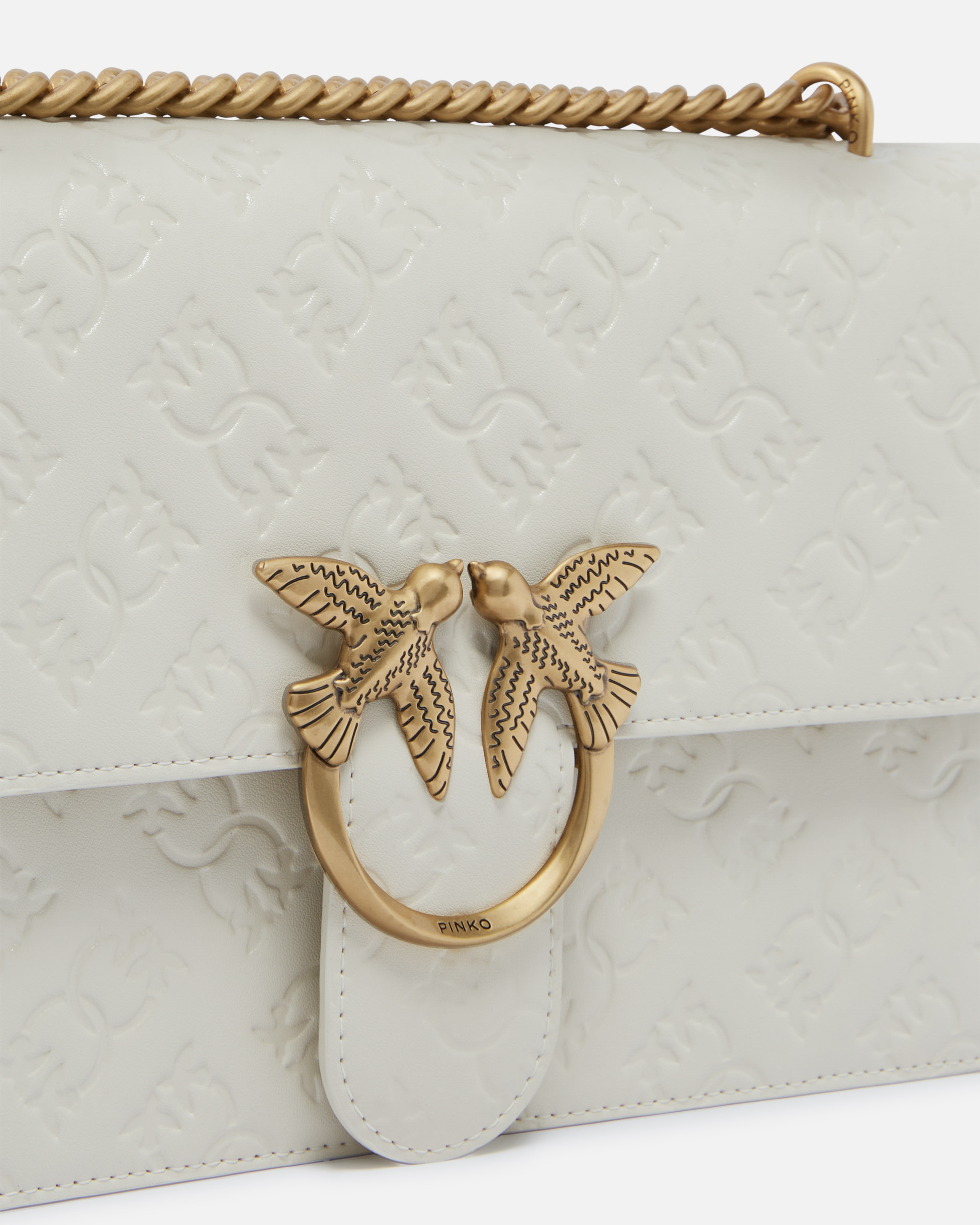 Love bag shoulder bag White