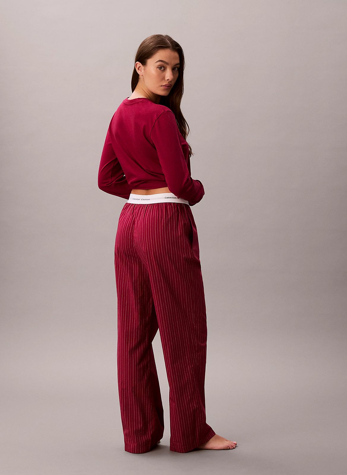 Ensemble de pyjama rayé en coton CALVIN KLEIN UNDERWEAR Multicolore