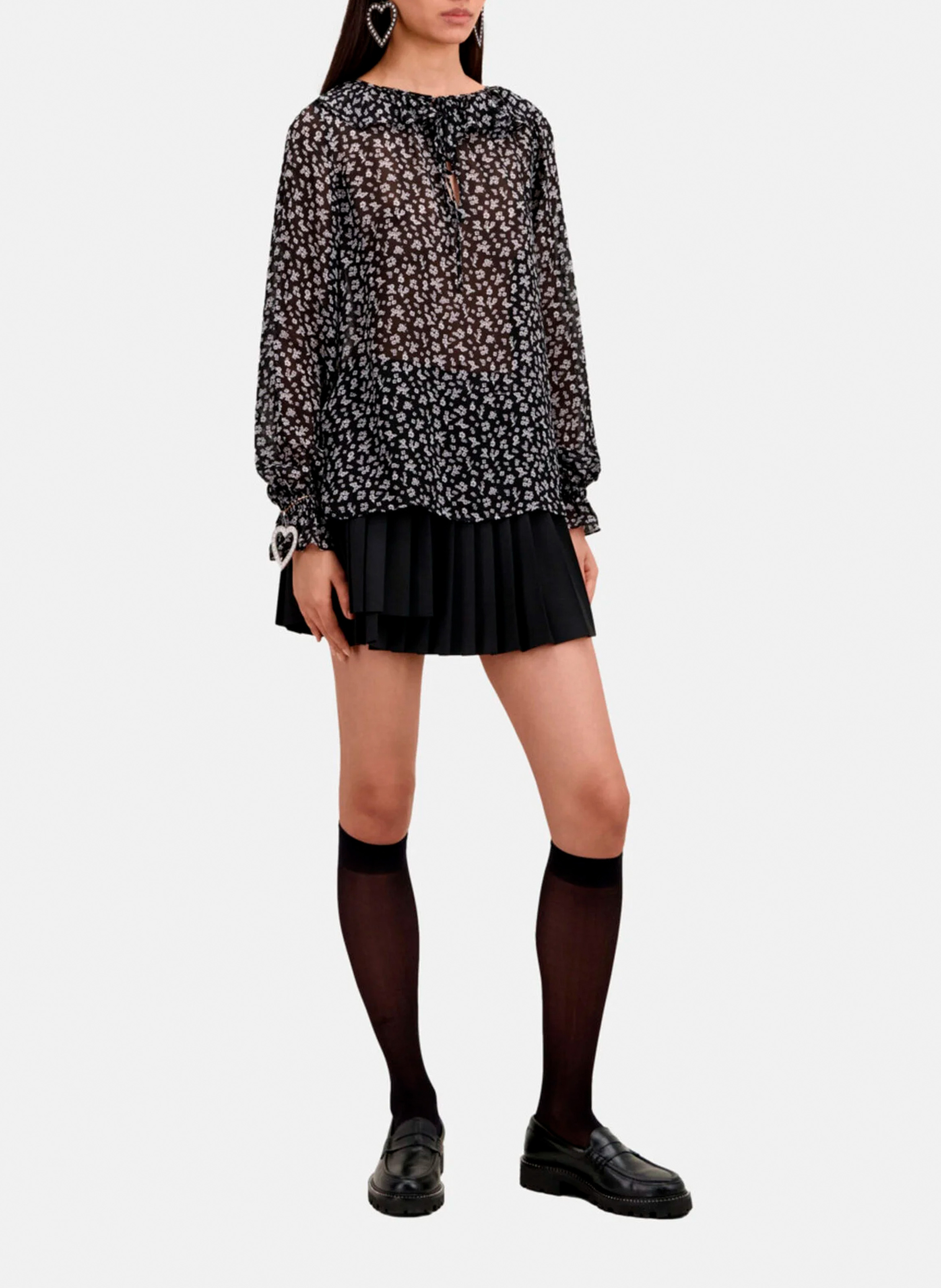 Henley-Bluse THE KOOPLES Schwarz