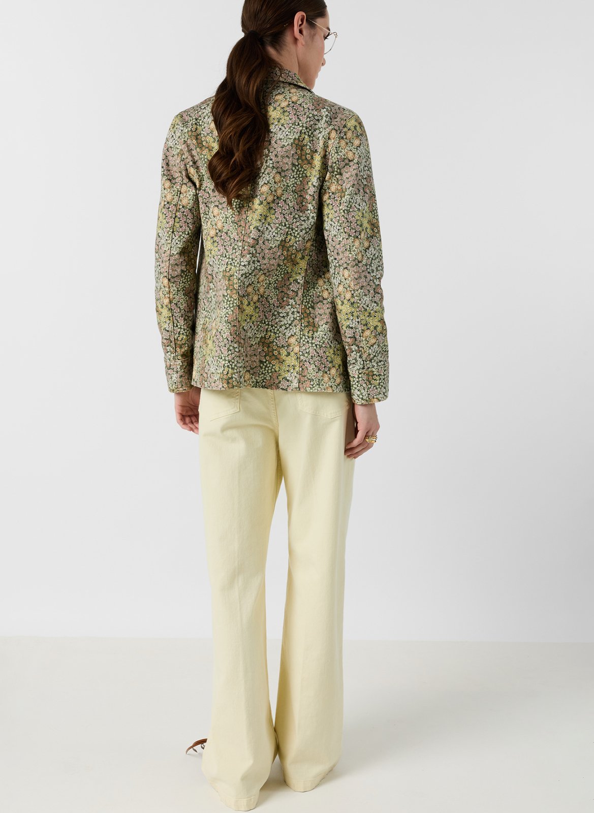 Jean taille haute large uni GERARD DAREL Jaune