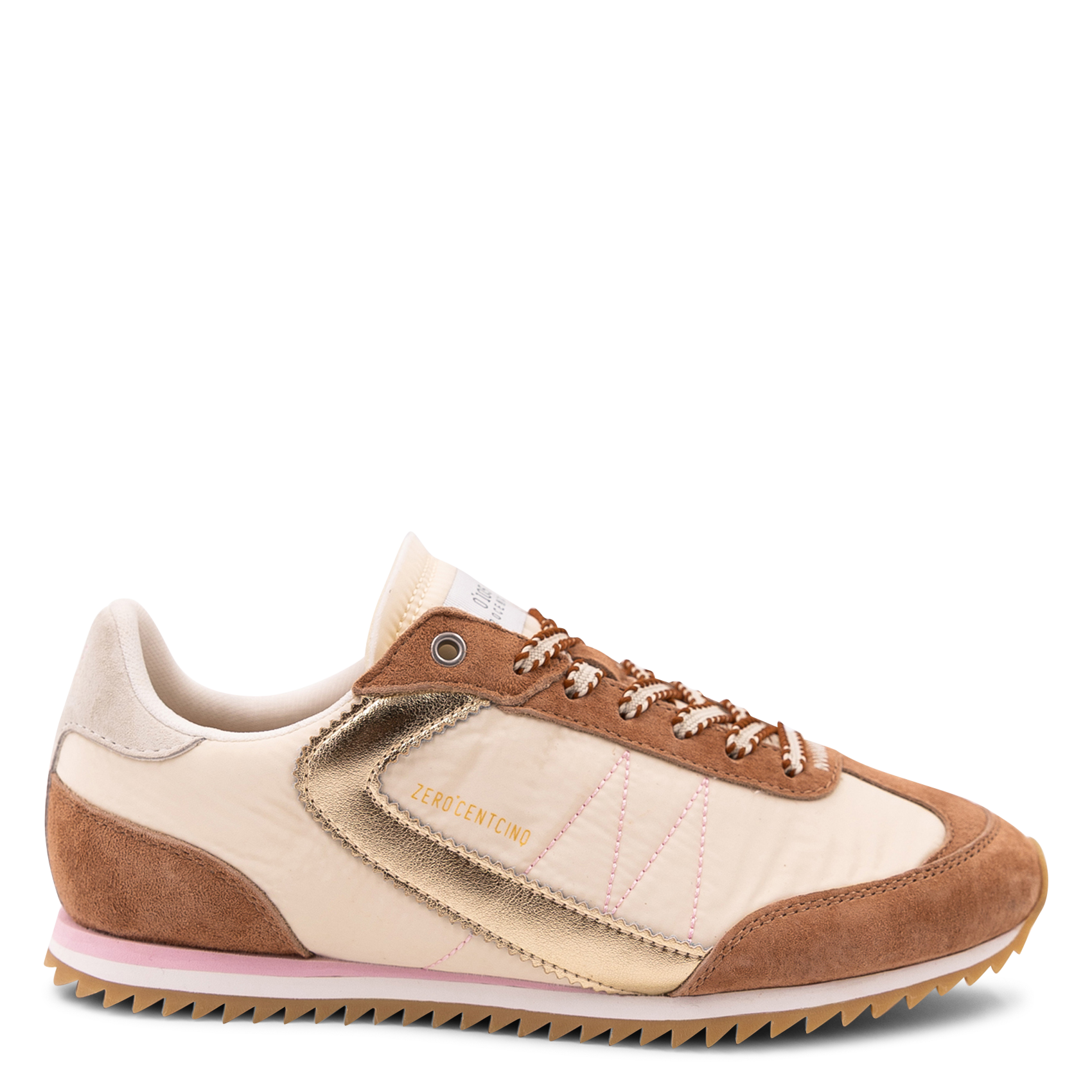 Baskets basses à lacets 0'105 Marron