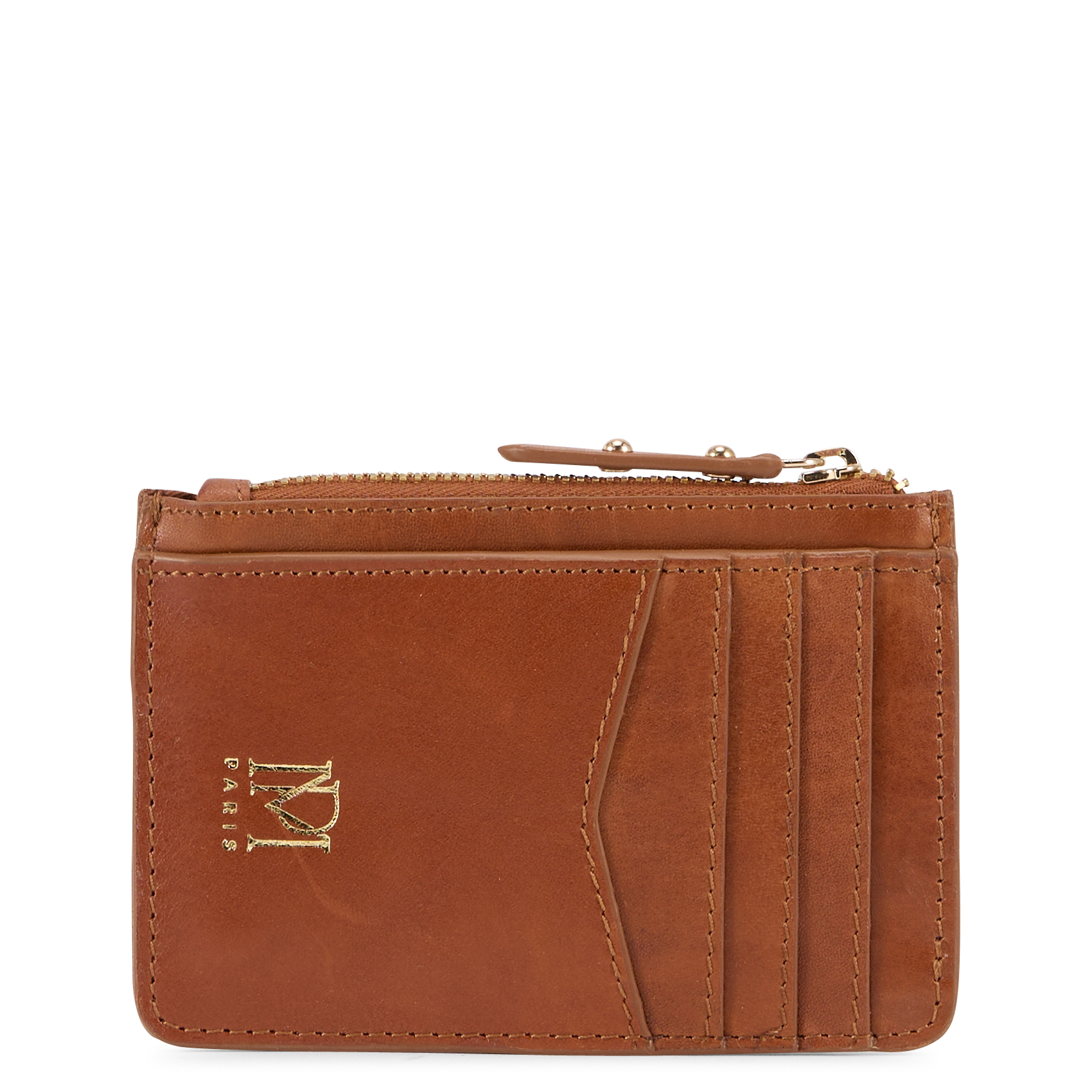 - 100 % Leder, - 6 Kartenschlitze, - 1 zentrale Tasche, - Maße: B10 x H7 cm. PETITE MENDIGOTE