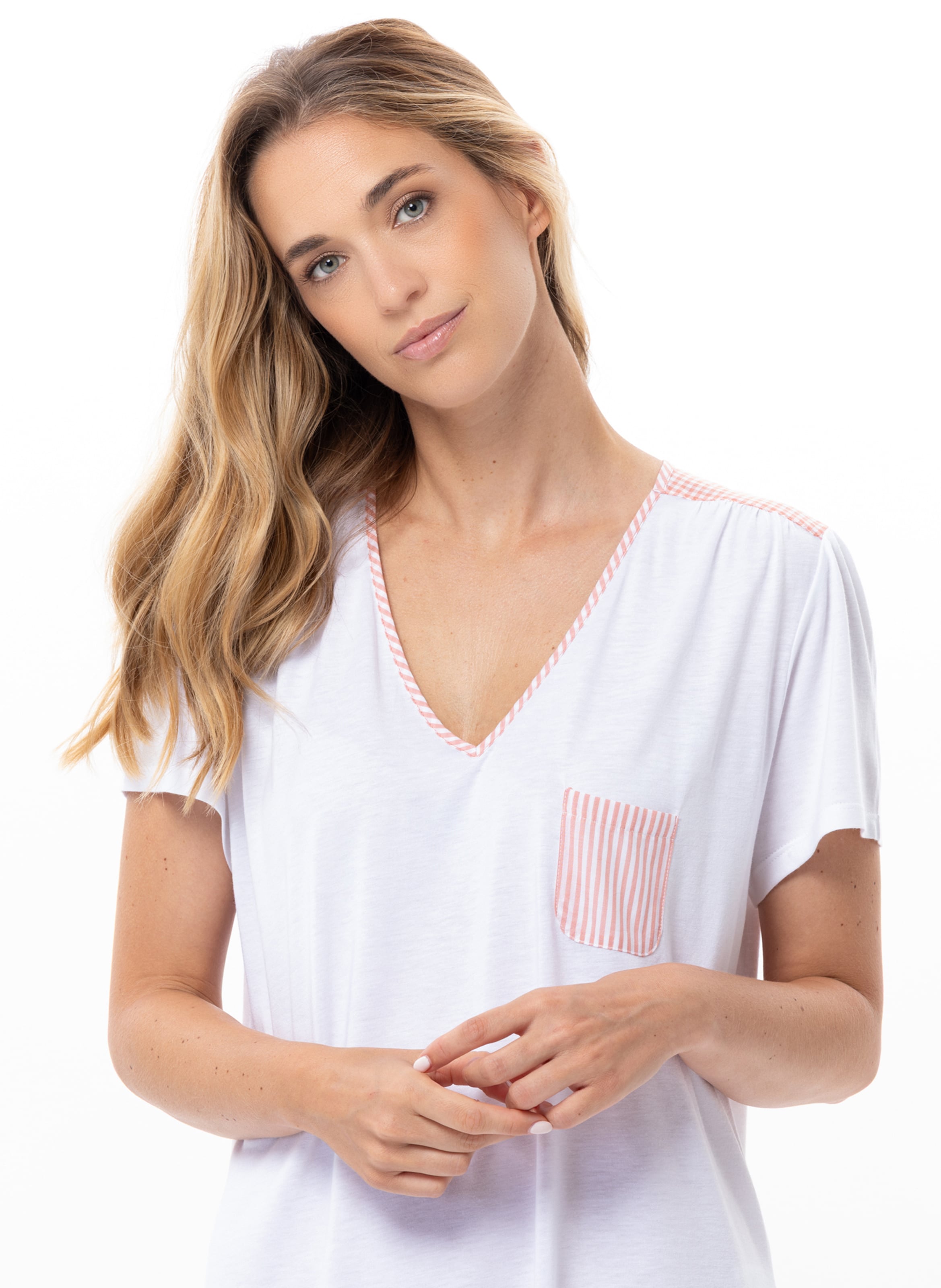 Cotton modal nightdress LE CHAT Multicolored