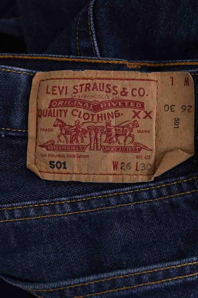 501 straight jeans LEVI'S - Seconde main Blue